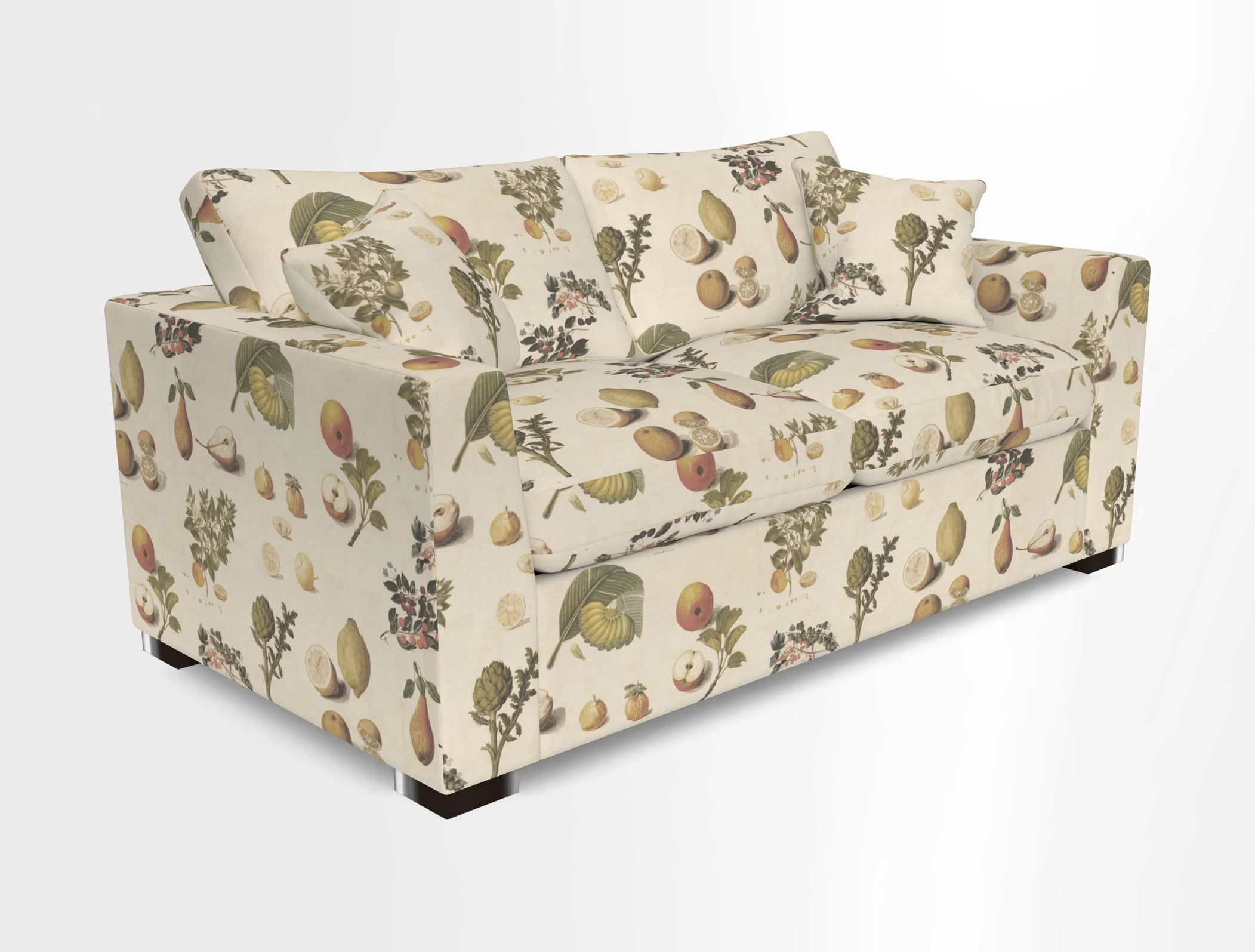 Wadenhoe 3 Seater Sofa Bed in Two Tone Plain Biscuit