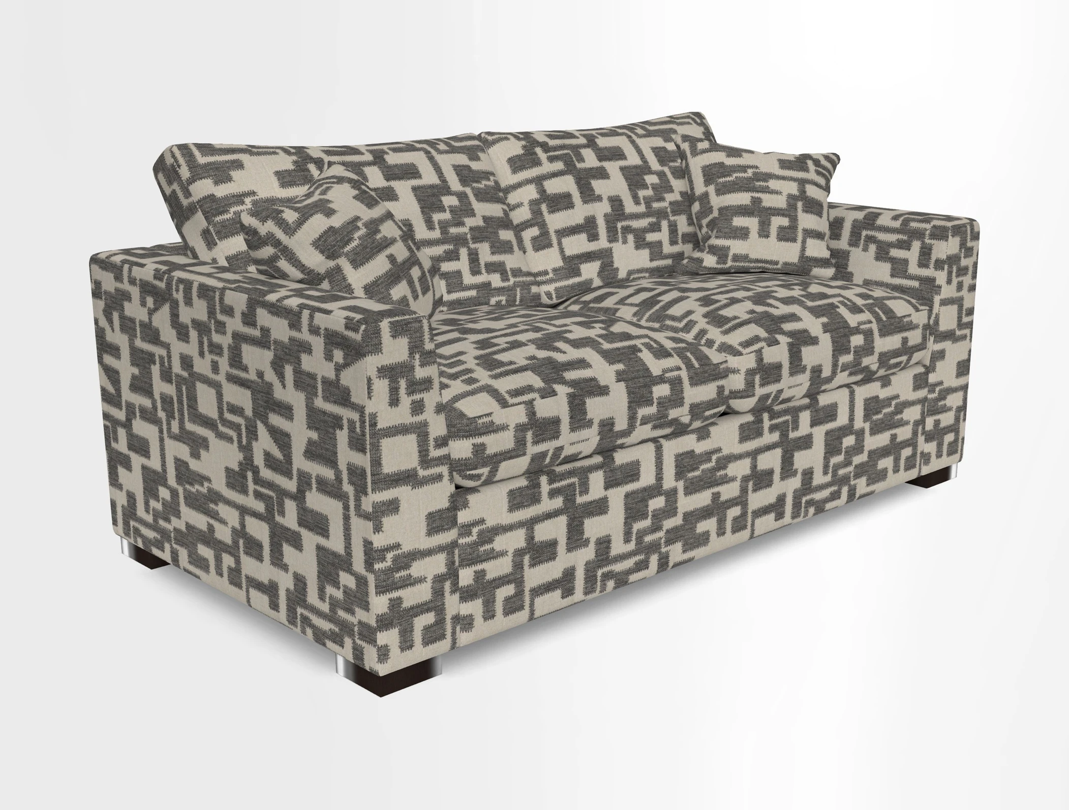 Wadenhoe 3 Seater Sofa Bed in Two Tone Plain Biscuit