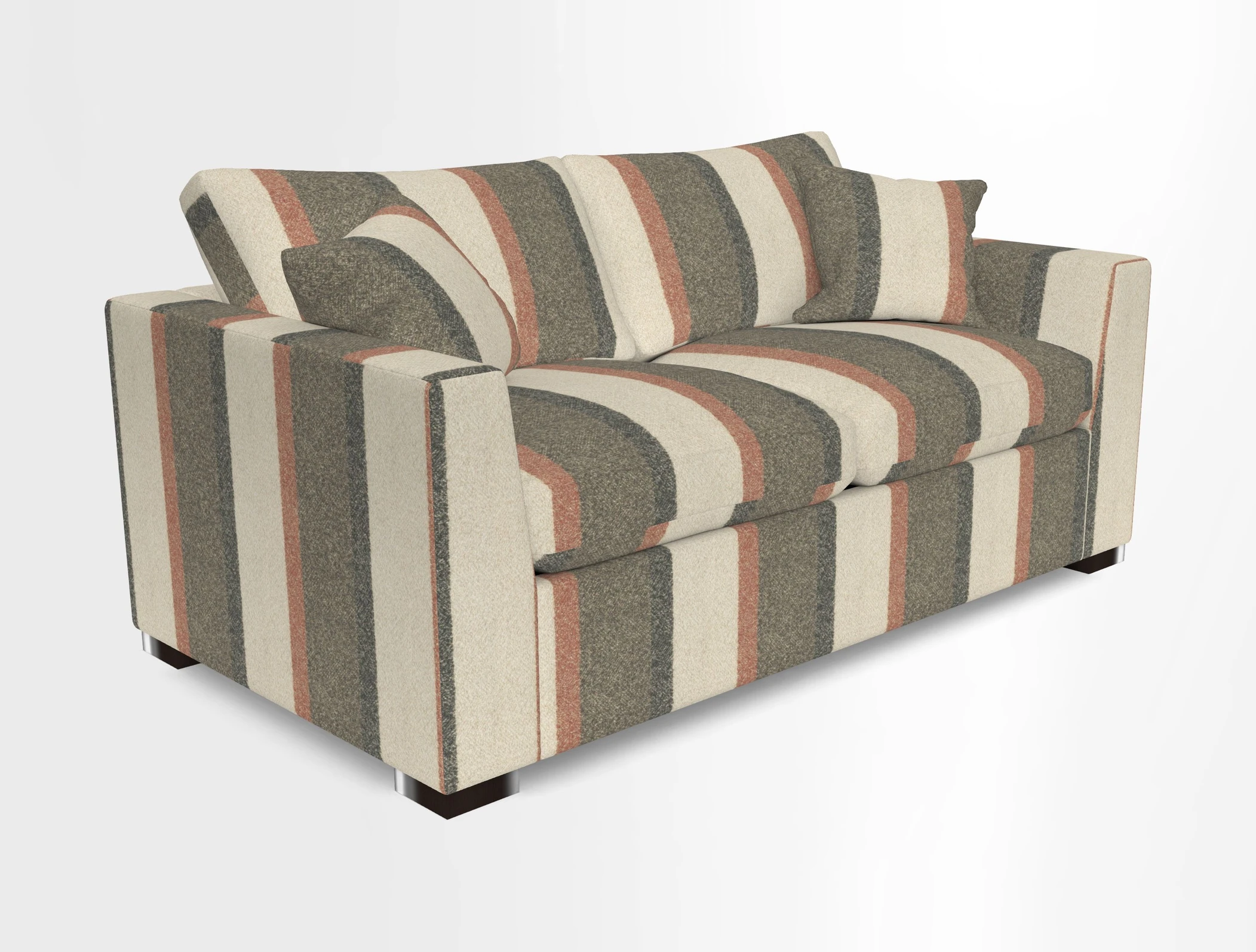 Wadenhoe 3 Seater Sofa Bed in Two Tone Plain Biscuit