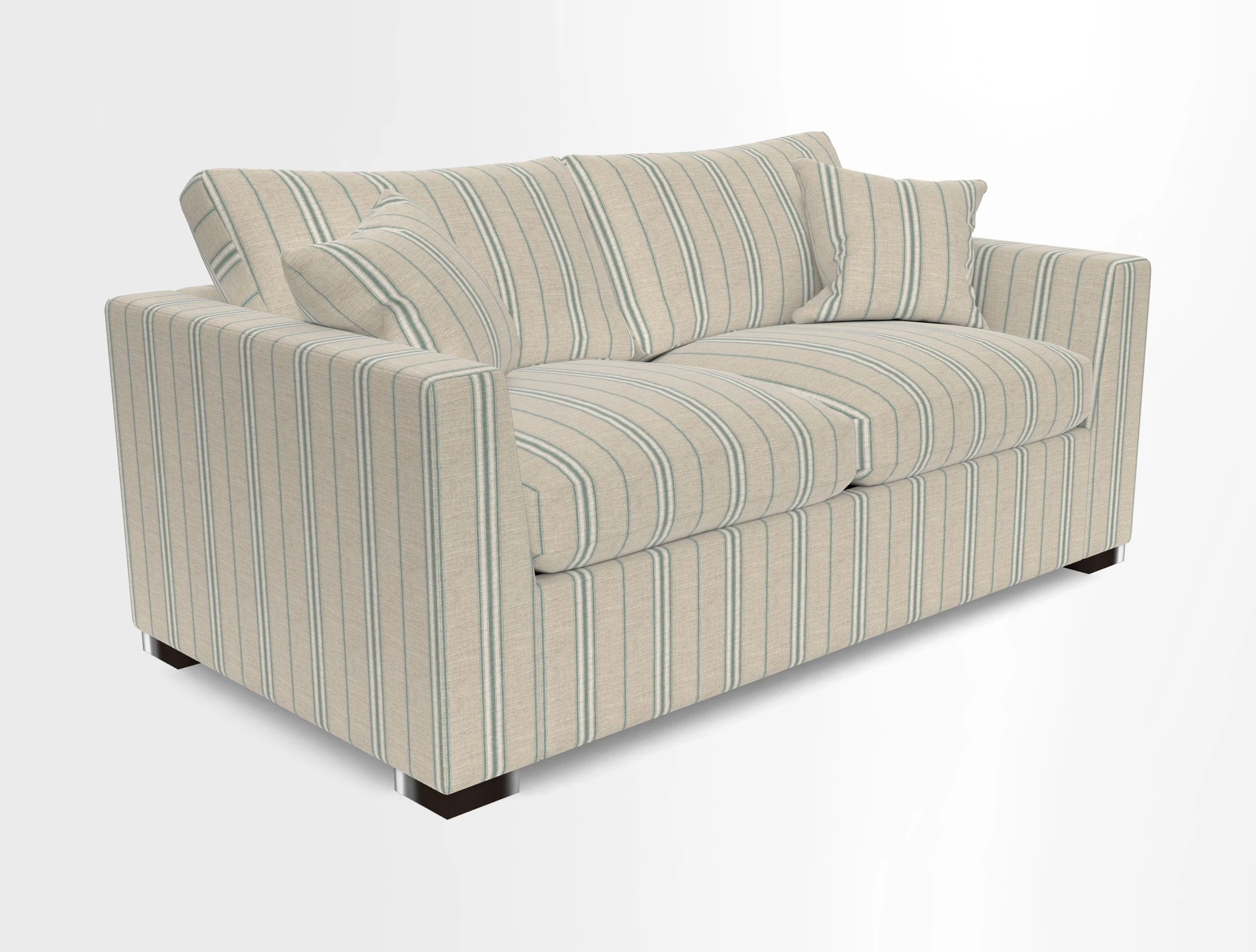 Wadenhoe 3 Seater Sofa Bed in Two Tone Plain Biscuit