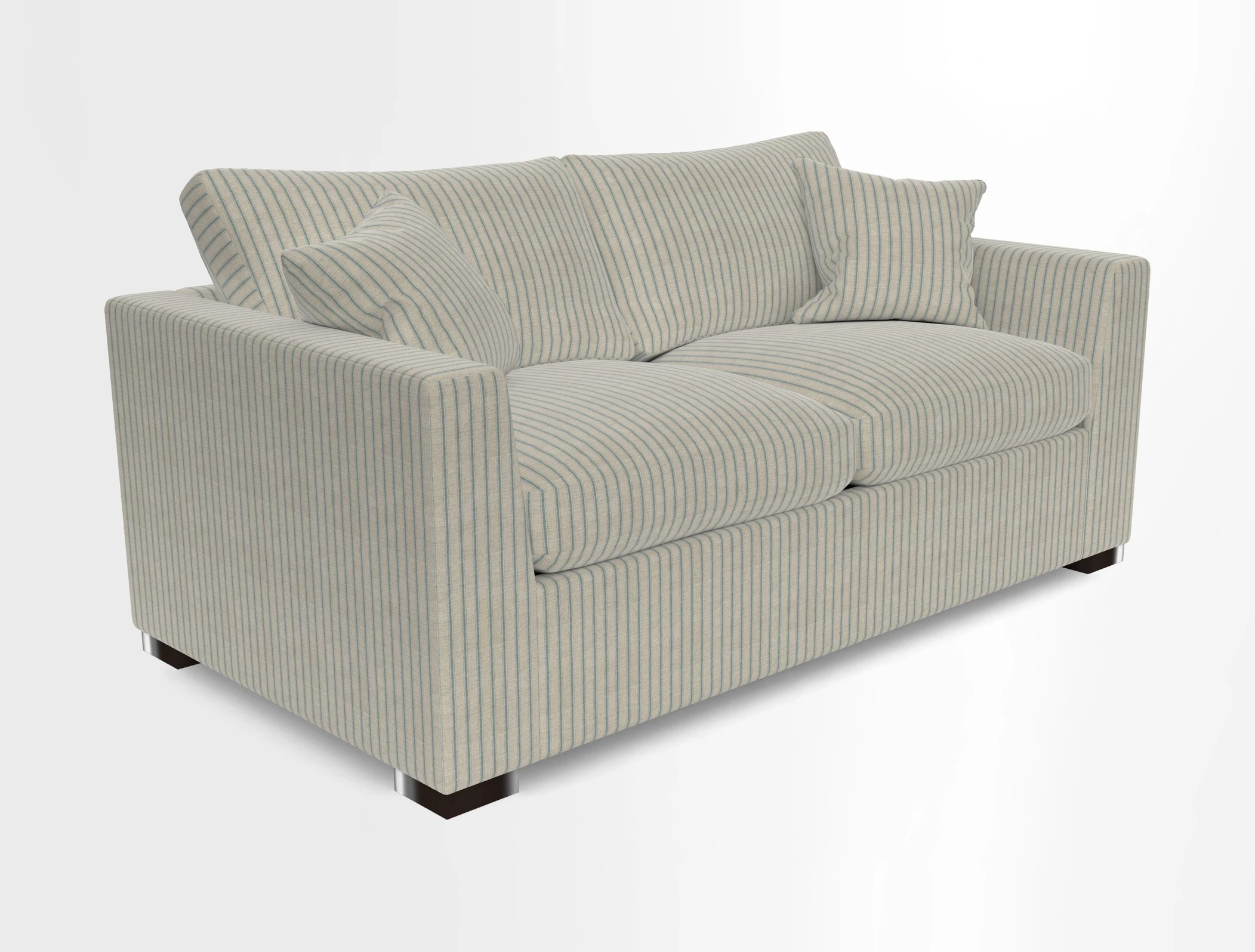 Wadenhoe 3 Seater Sofa Bed in Two Tone Plain Biscuit