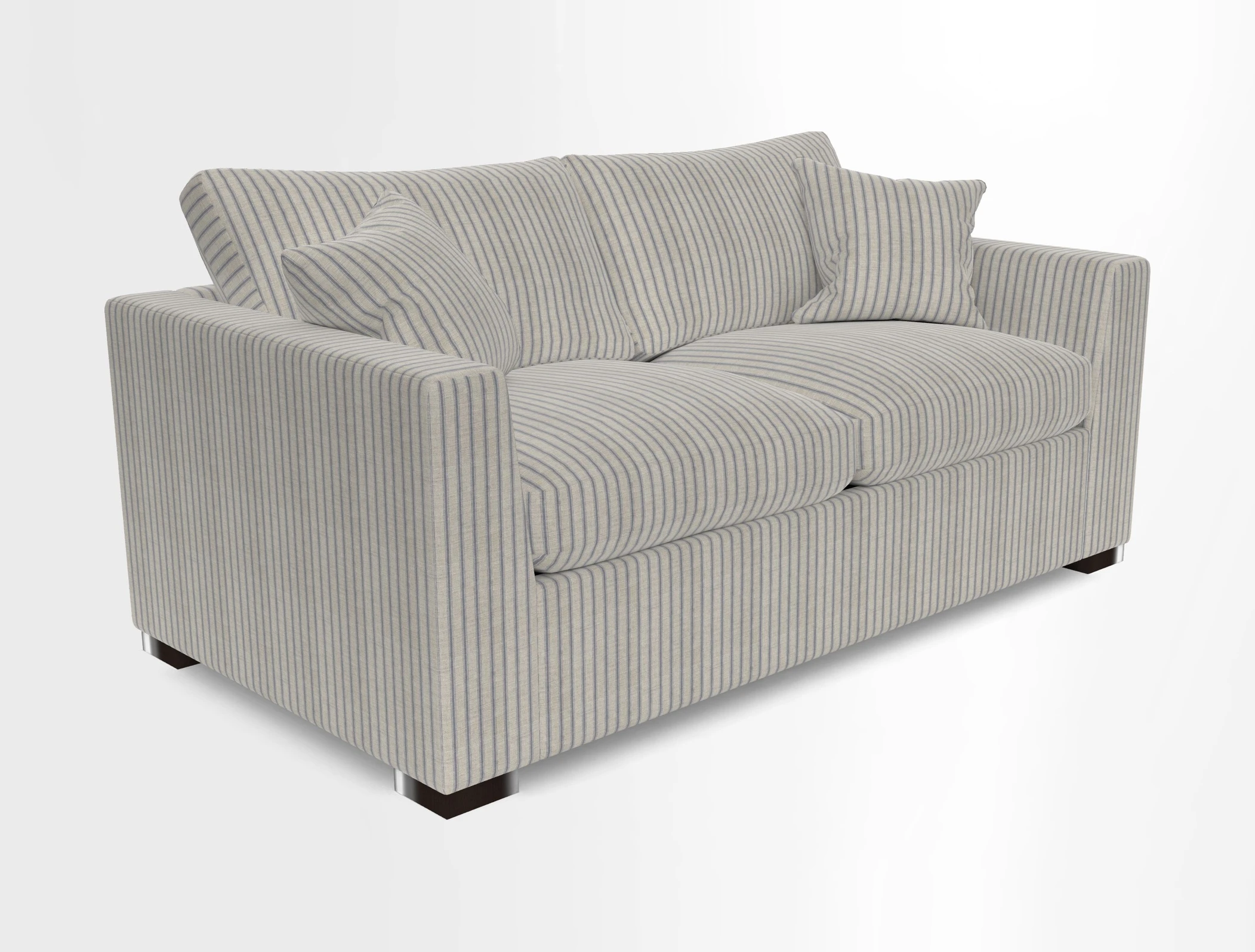Wadenhoe 3 Seater Sofa Bed in Two Tone Plain Biscuit