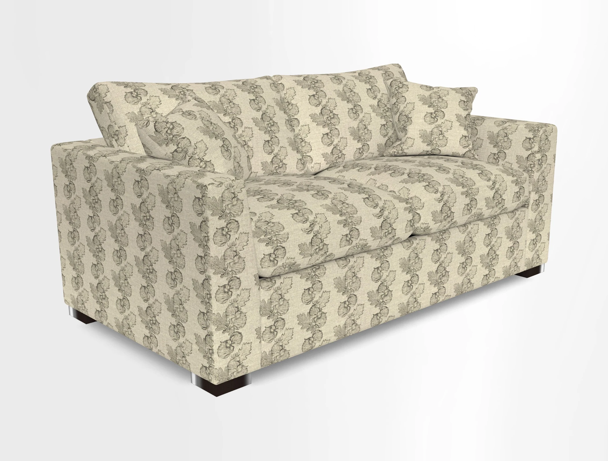 Wadenhoe 3 Seater Sofa Bed in Two Tone Plain Biscuit