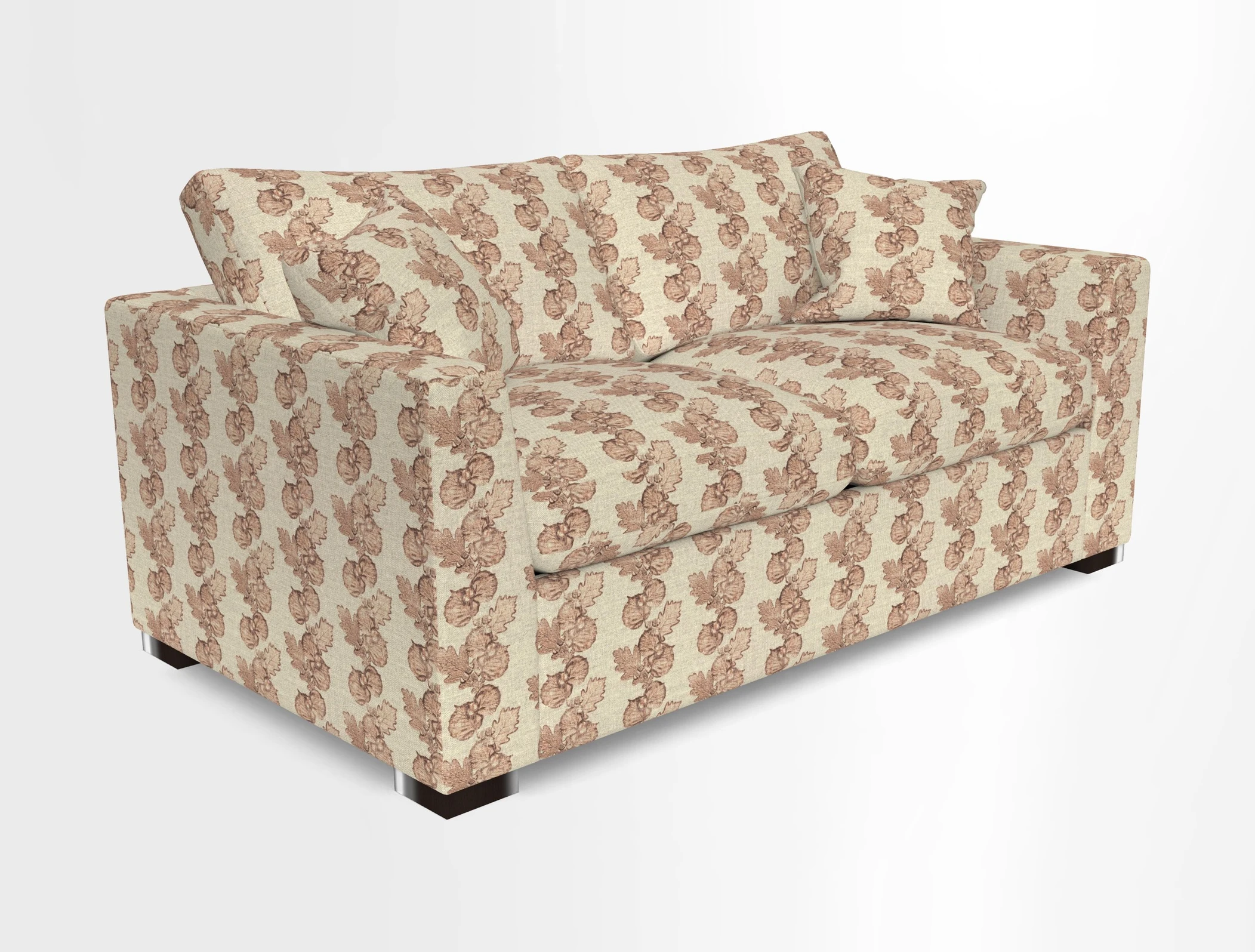 Wadenhoe 3 Seater Sofa Bed in Two Tone Plain Biscuit