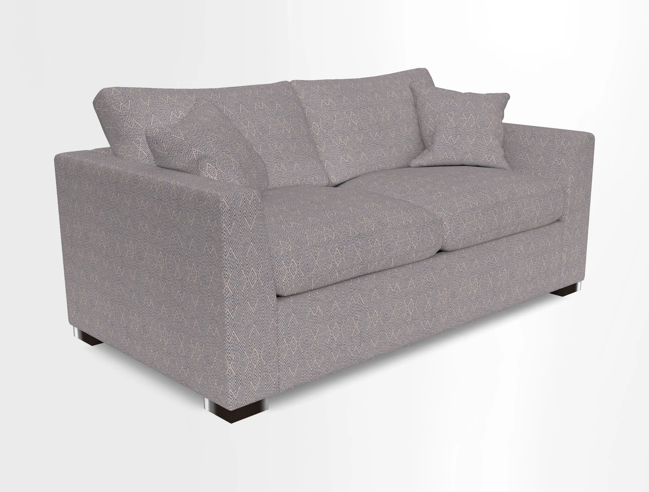 Wadenhoe 3 Seater Sofa Bed in Two Tone Plain Biscuit