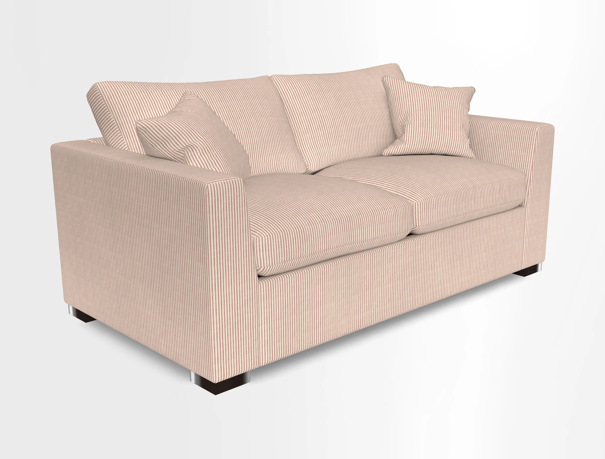 Wadenhoe 3 Seater Sofa Bed in Two Tone Plain Biscuit