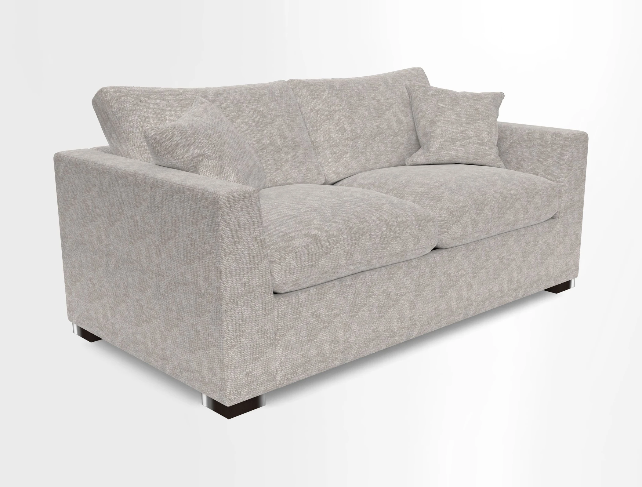 Wadenhoe 3 Seater Sofa Bed in Two Tone Plain Biscuit