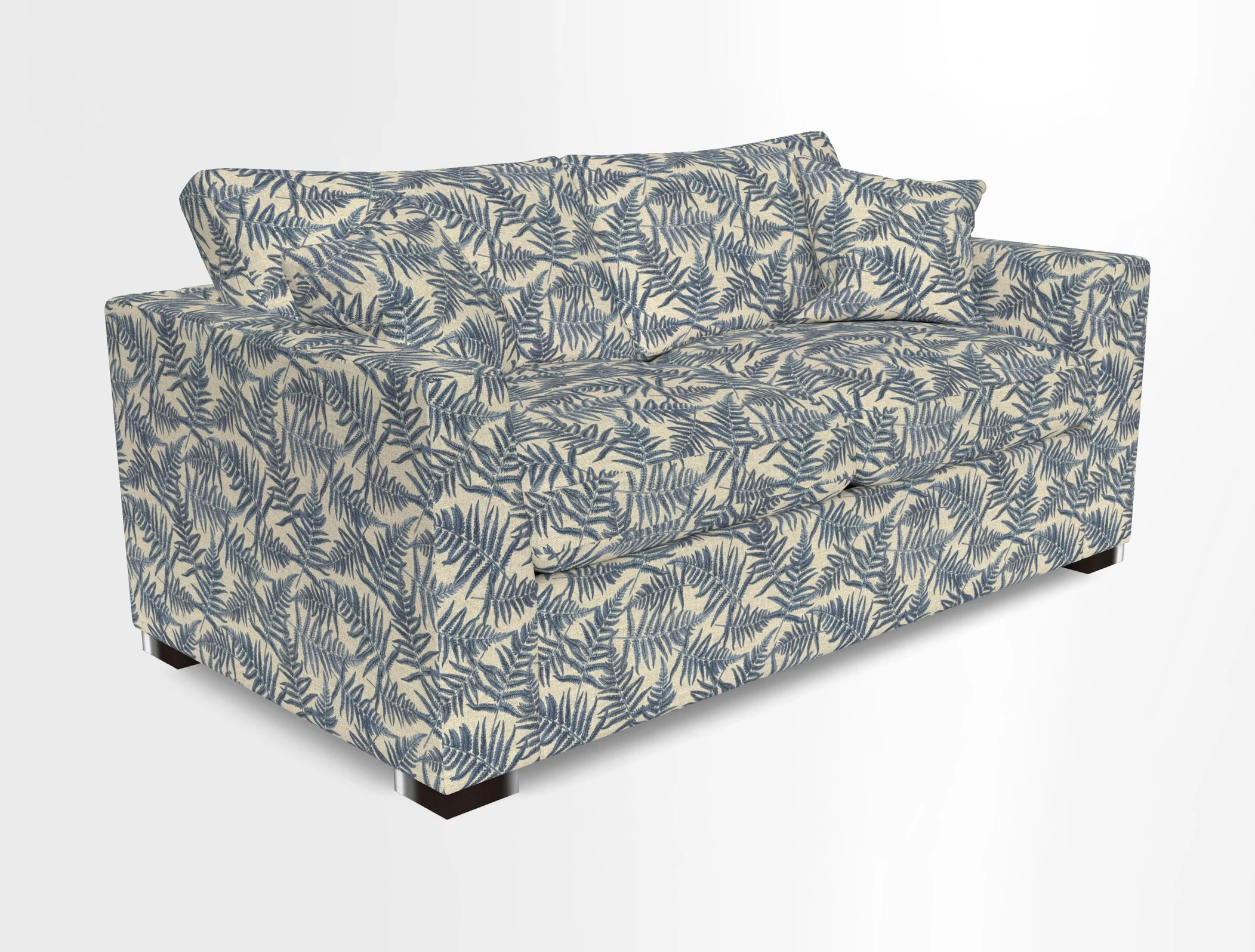 Wadenhoe 3 Seater Sofa Bed in Two Tone Plain Biscuit
