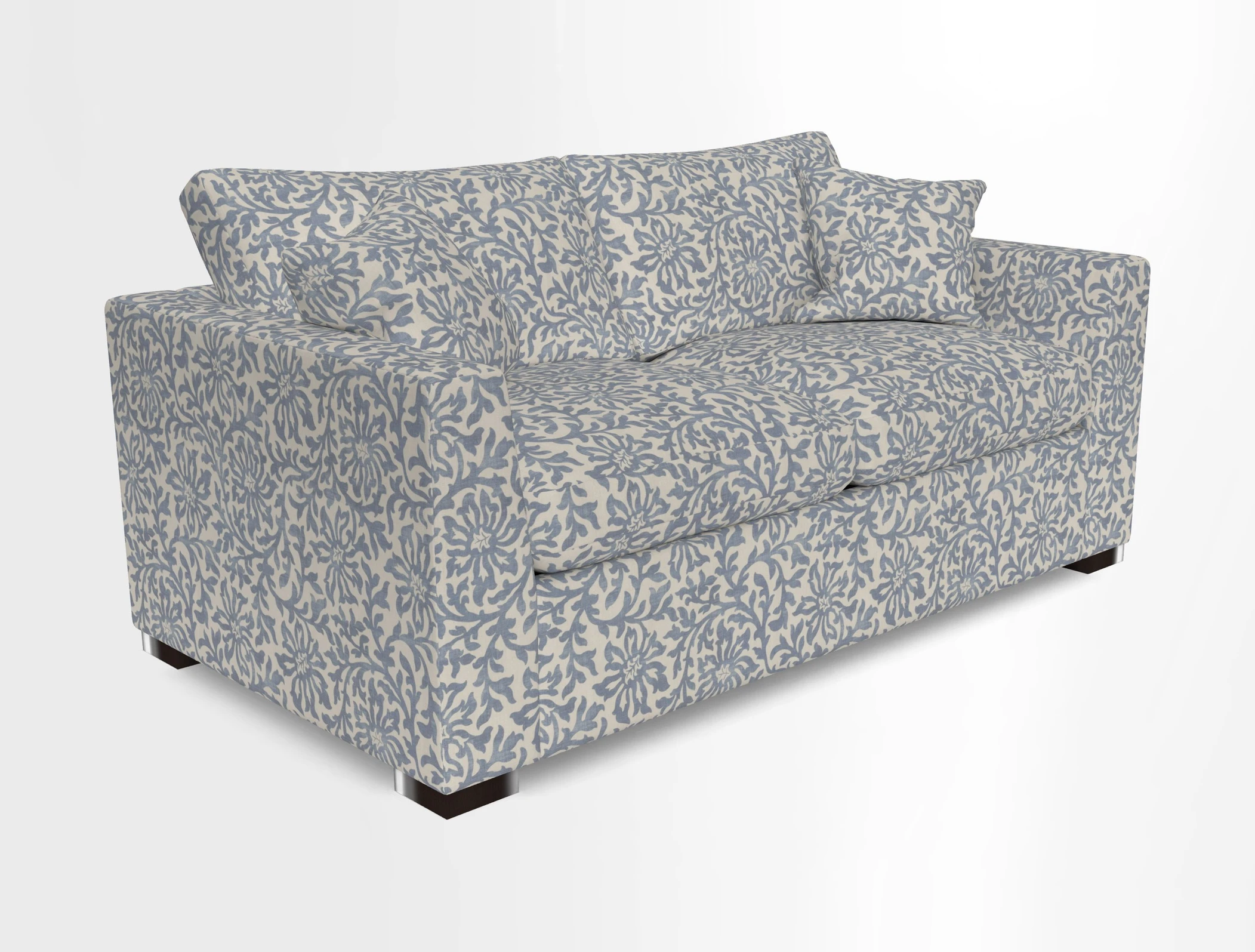 Wadenhoe 3 Seater Sofa Bed in Two Tone Plain Biscuit