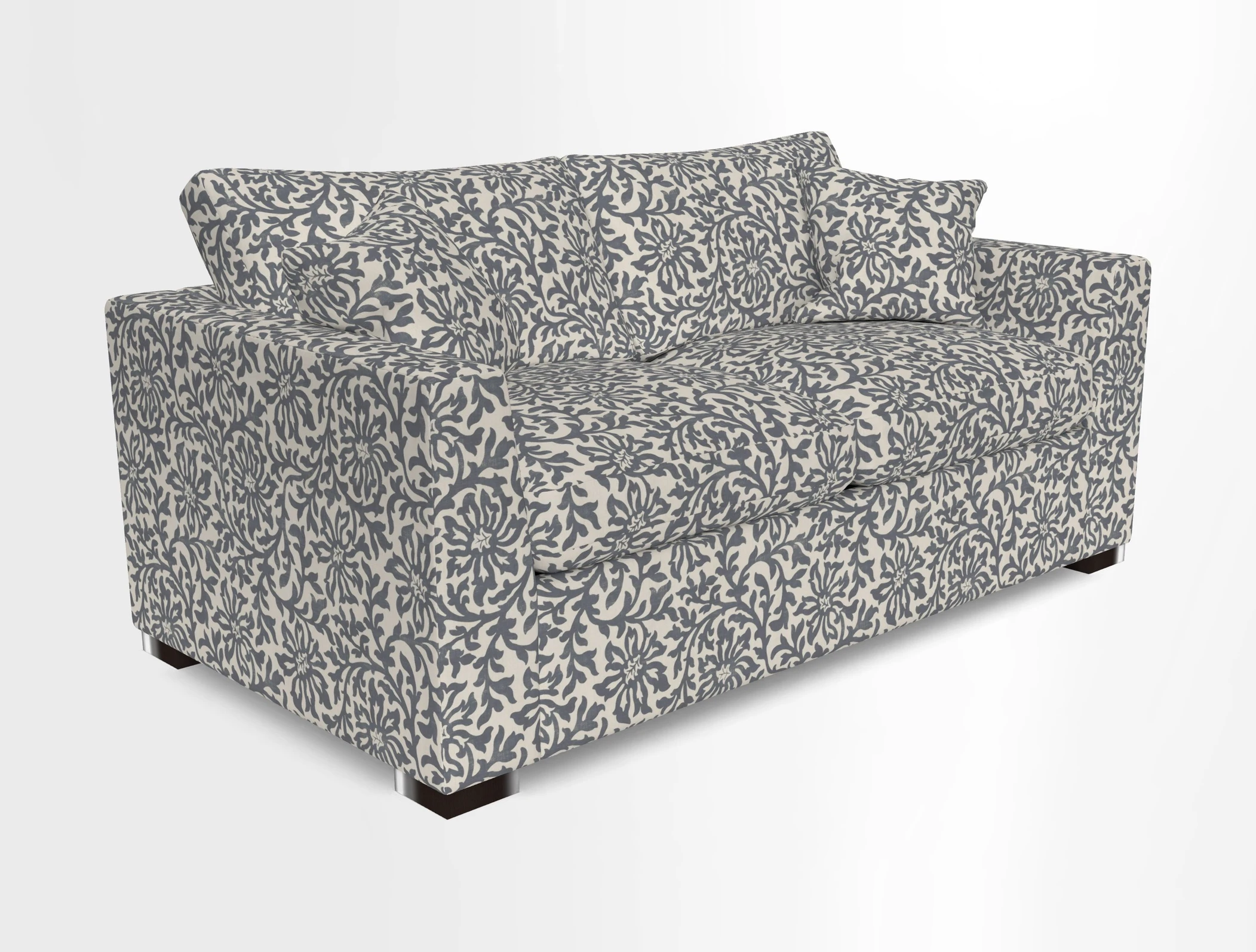 Wadenhoe 3 Seater Sofa Bed in Two Tone Plain Biscuit