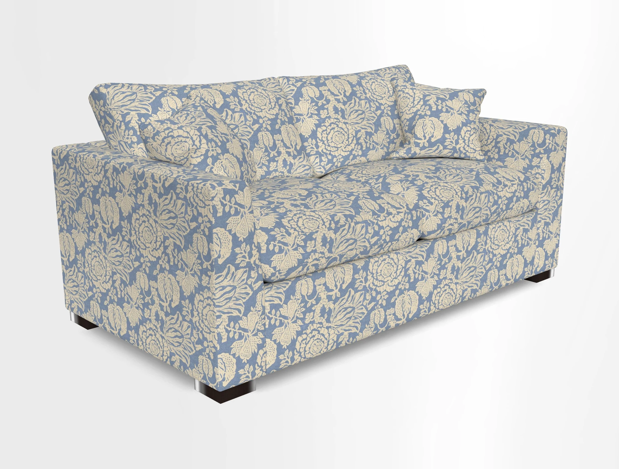 Wadenhoe 3 Seater Sofa Bed in Two Tone Plain Biscuit