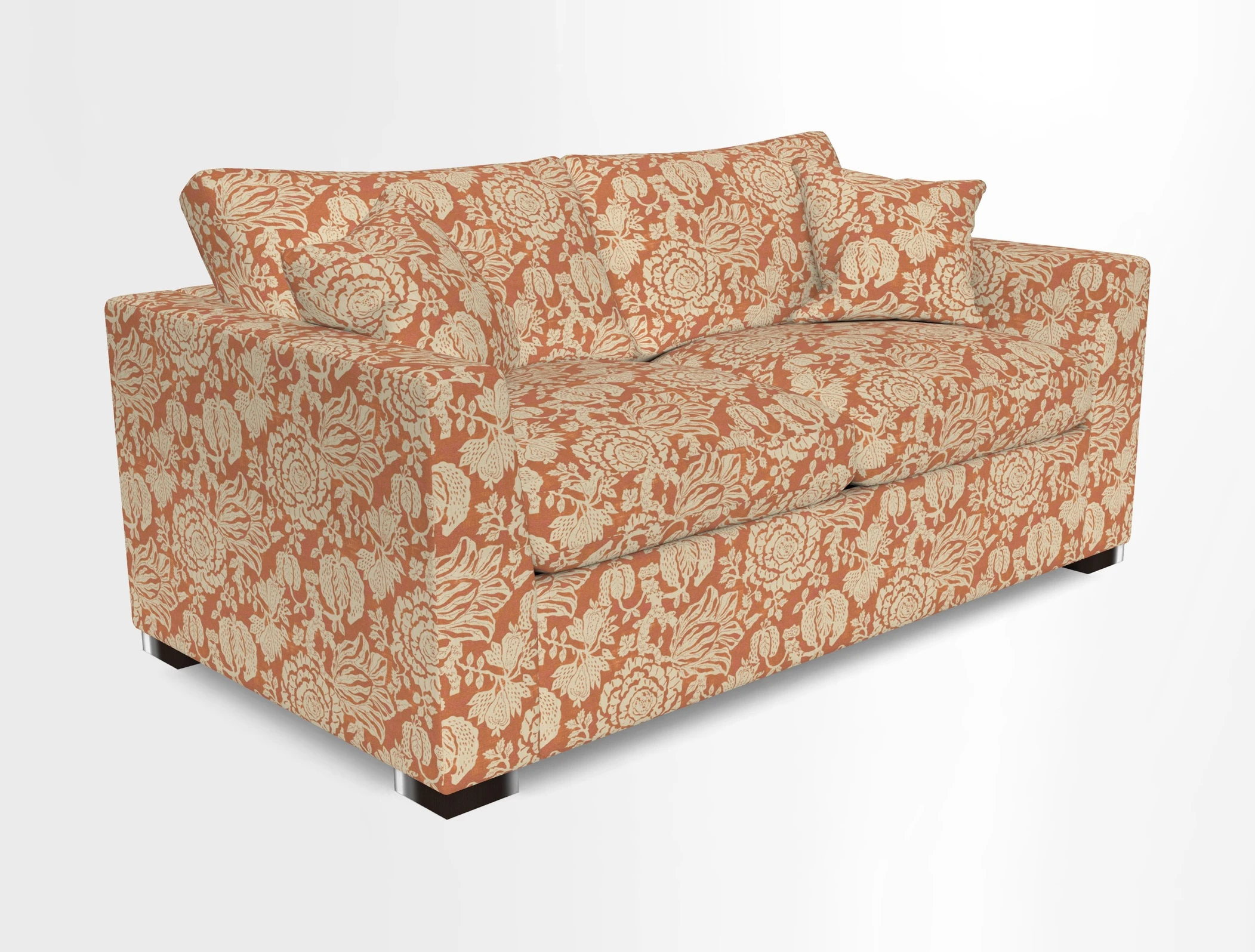 Wadenhoe 3 Seater Sofa Bed in Two Tone Plain Biscuit