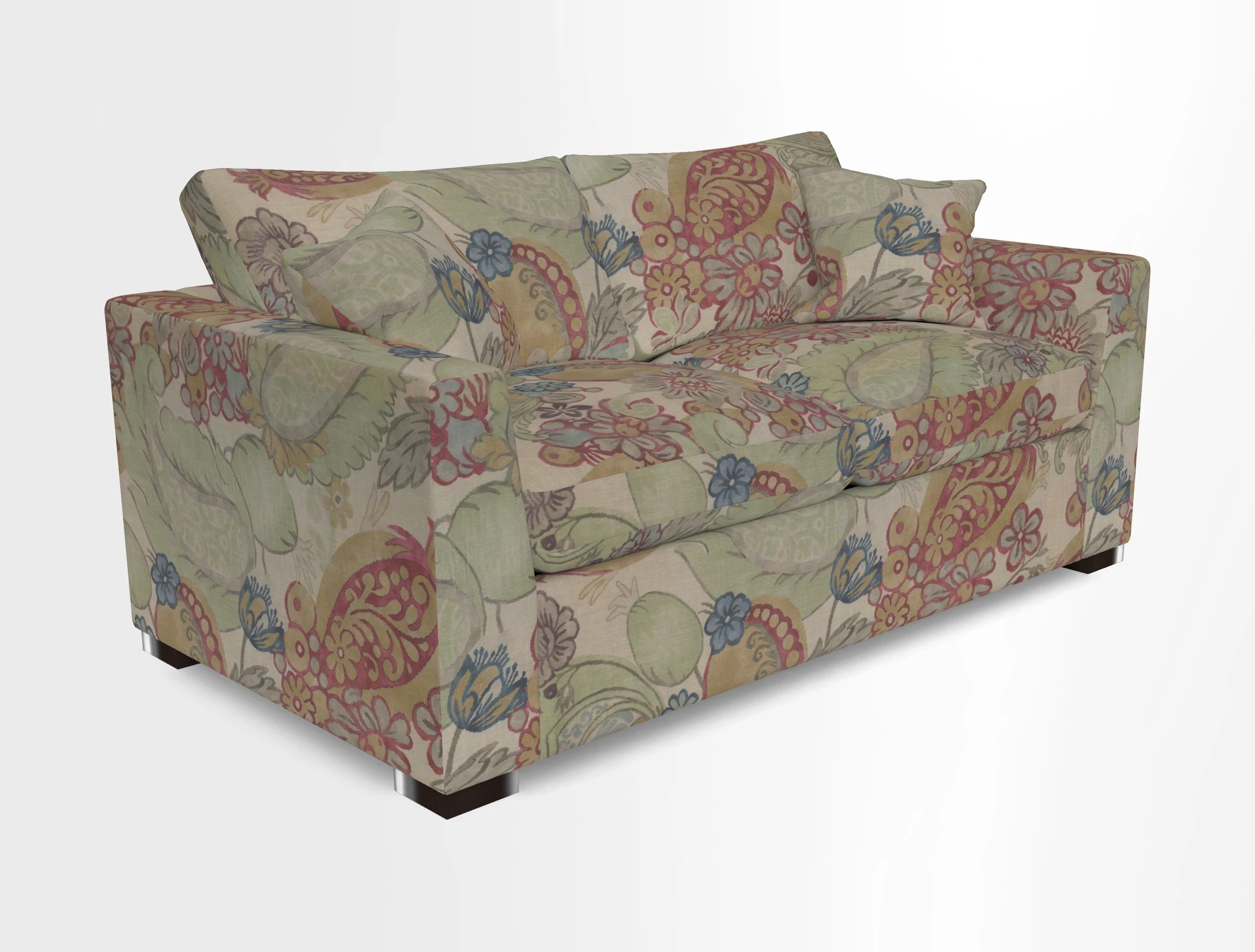 Wadenhoe 3 Seater Sofa Bed in Two Tone Plain Biscuit