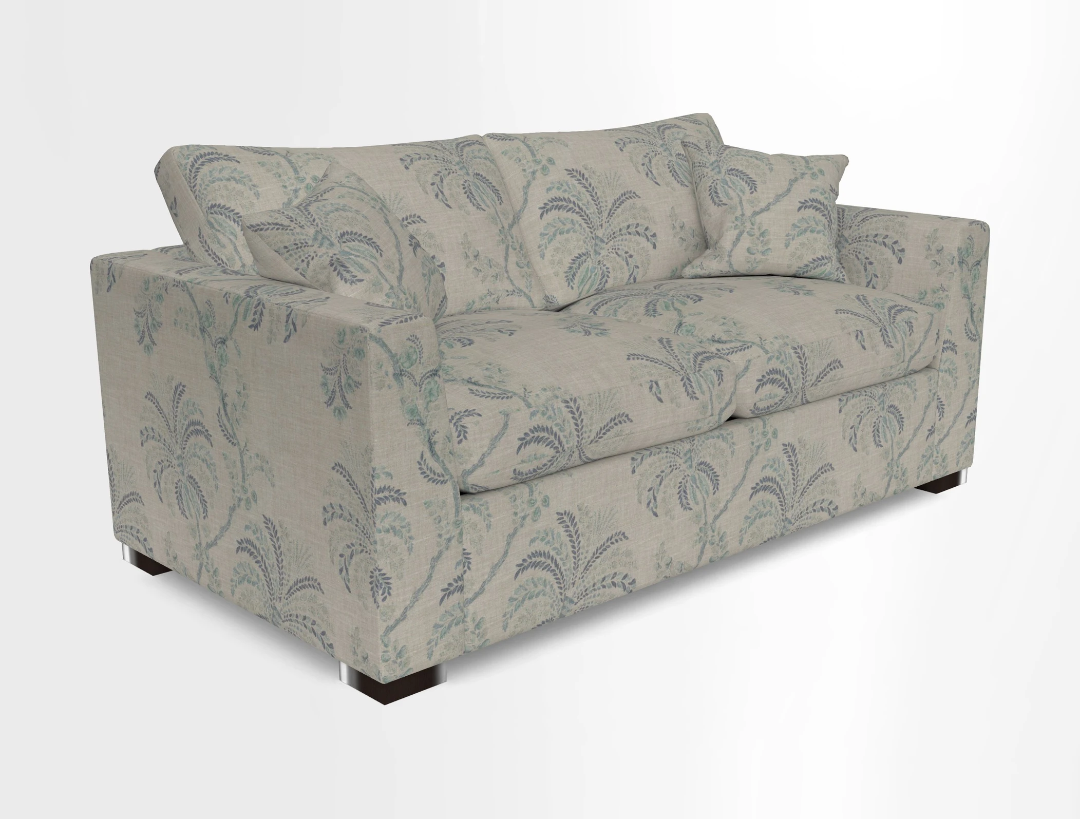 Wadenhoe 3 Seater Sofa Bed in Two Tone Plain Biscuit