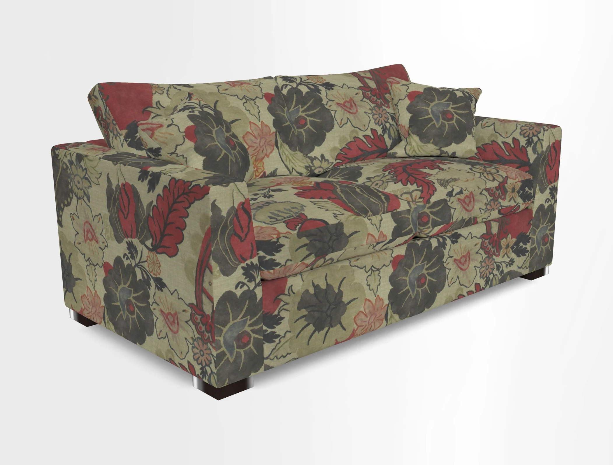 Wadenhoe 3 Seater Sofa Bed in Two Tone Plain Biscuit