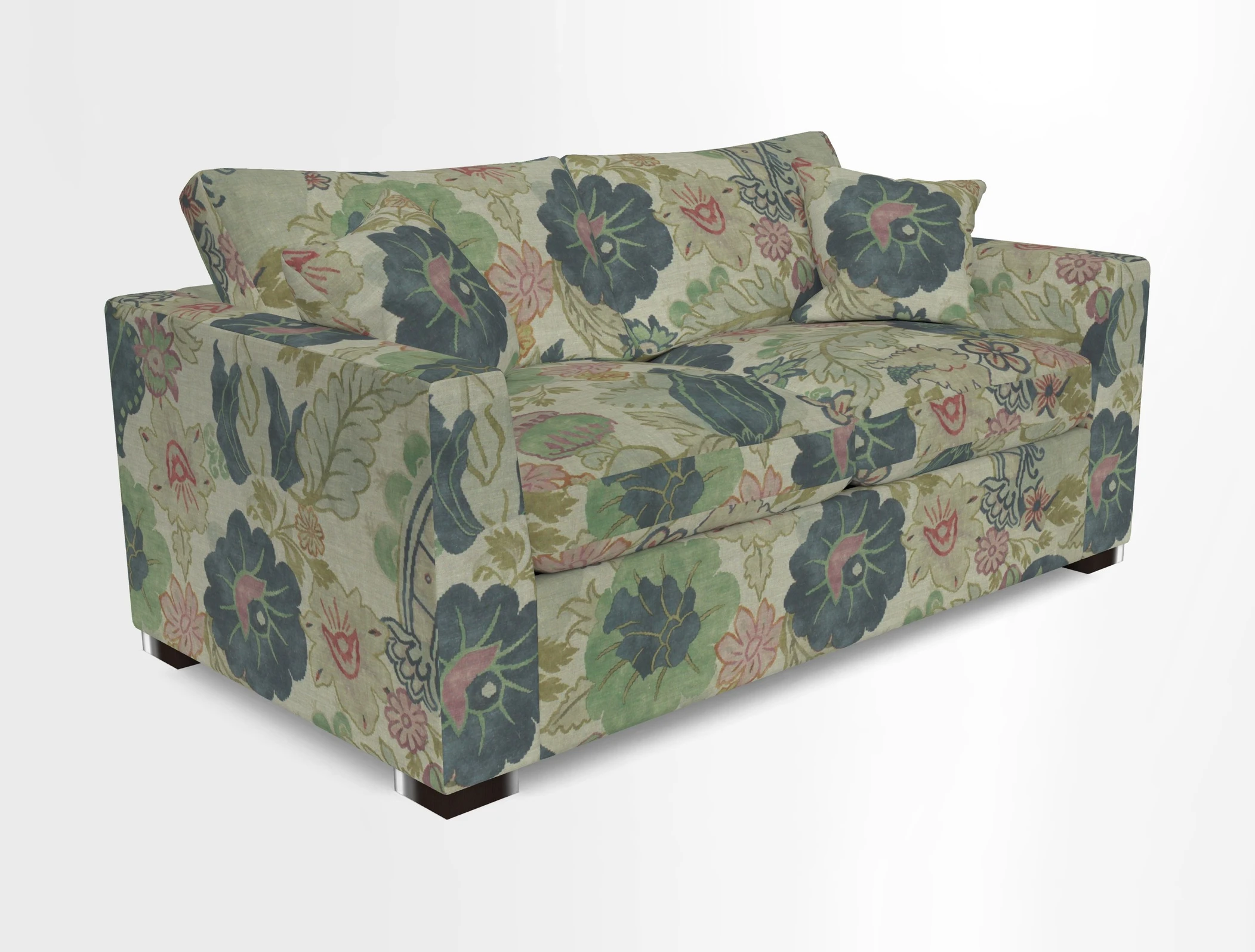 Wadenhoe 3 Seater Sofa Bed in Two Tone Plain Biscuit