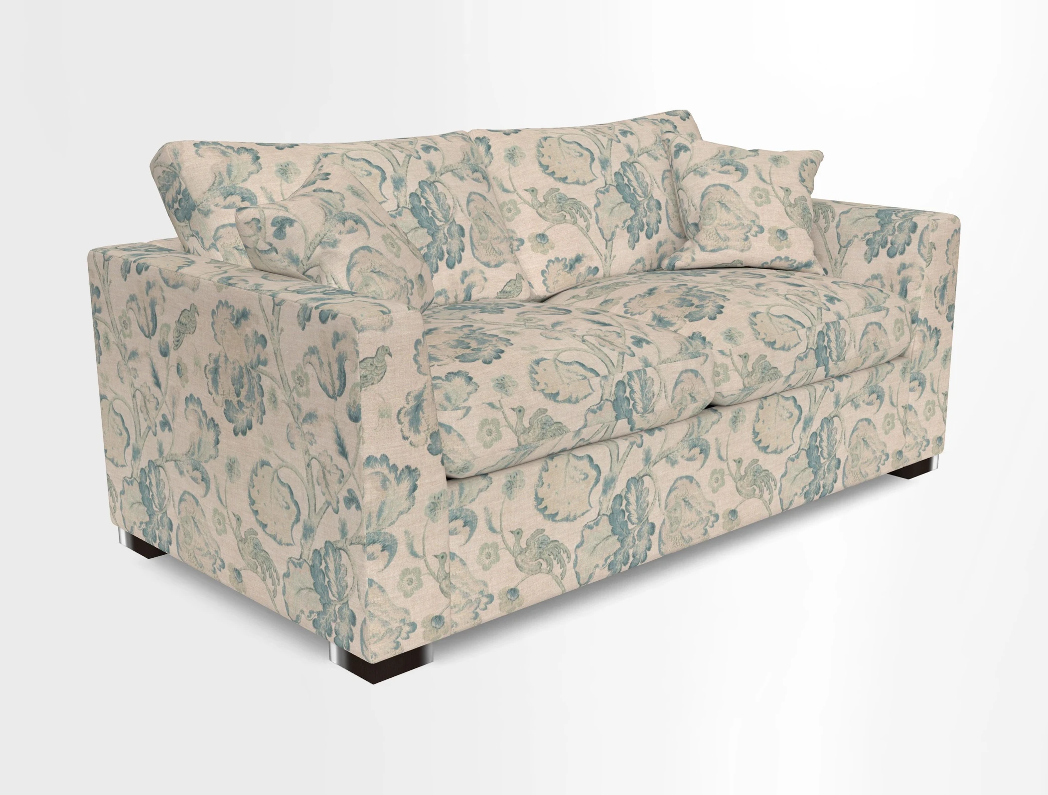 Wadenhoe 3 Seater Sofa Bed in Two Tone Plain Biscuit