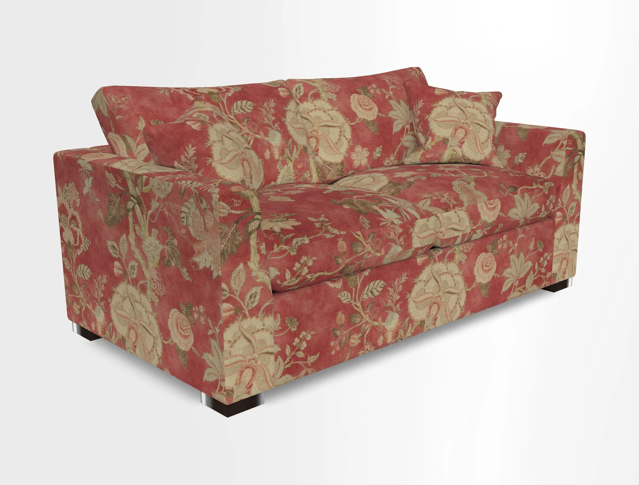 Wadenhoe 3 Seater Sofa Bed in Two Tone Plain Biscuit