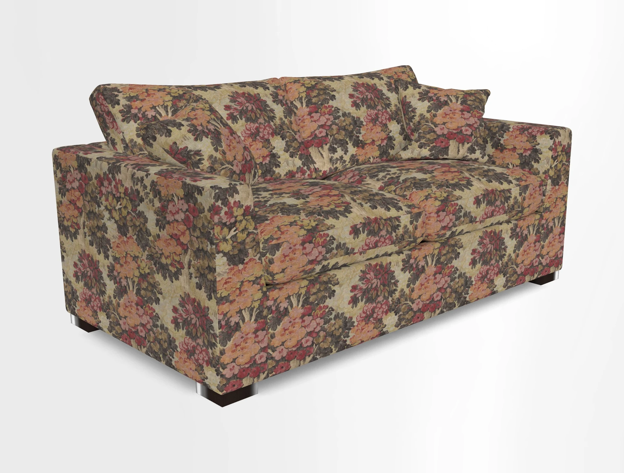 Wadenhoe 3 Seater Sofa Bed in Two Tone Plain Biscuit