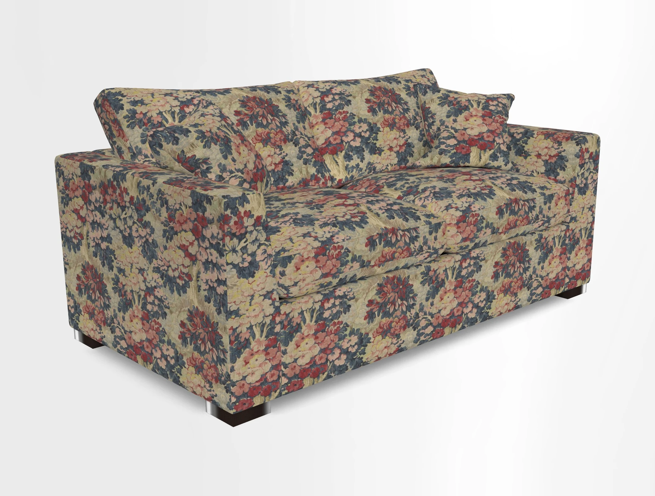 Wadenhoe 3 Seater Sofa Bed in Two Tone Plain Biscuit