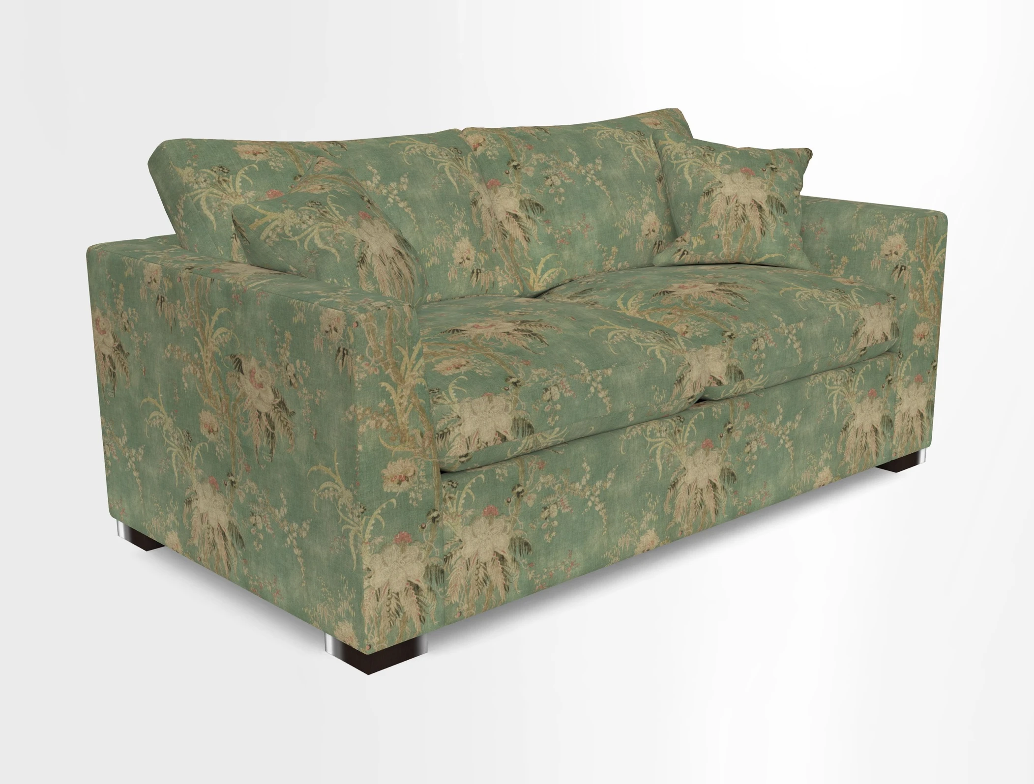 Wadenhoe 3 Seater Sofa Bed in Two Tone Plain Biscuit