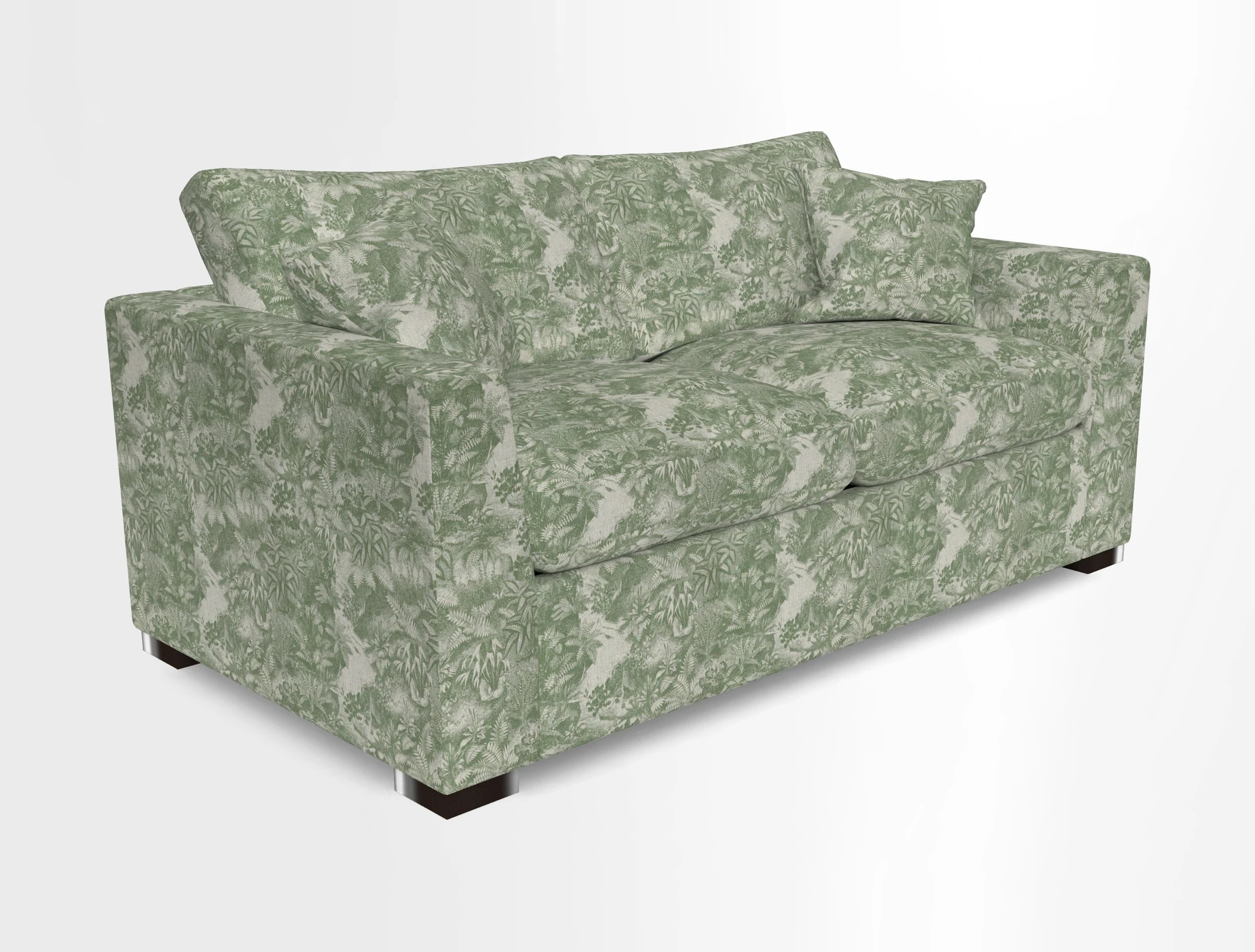 Wadenhoe 3 Seater Sofa Bed in Two Tone Plain Biscuit