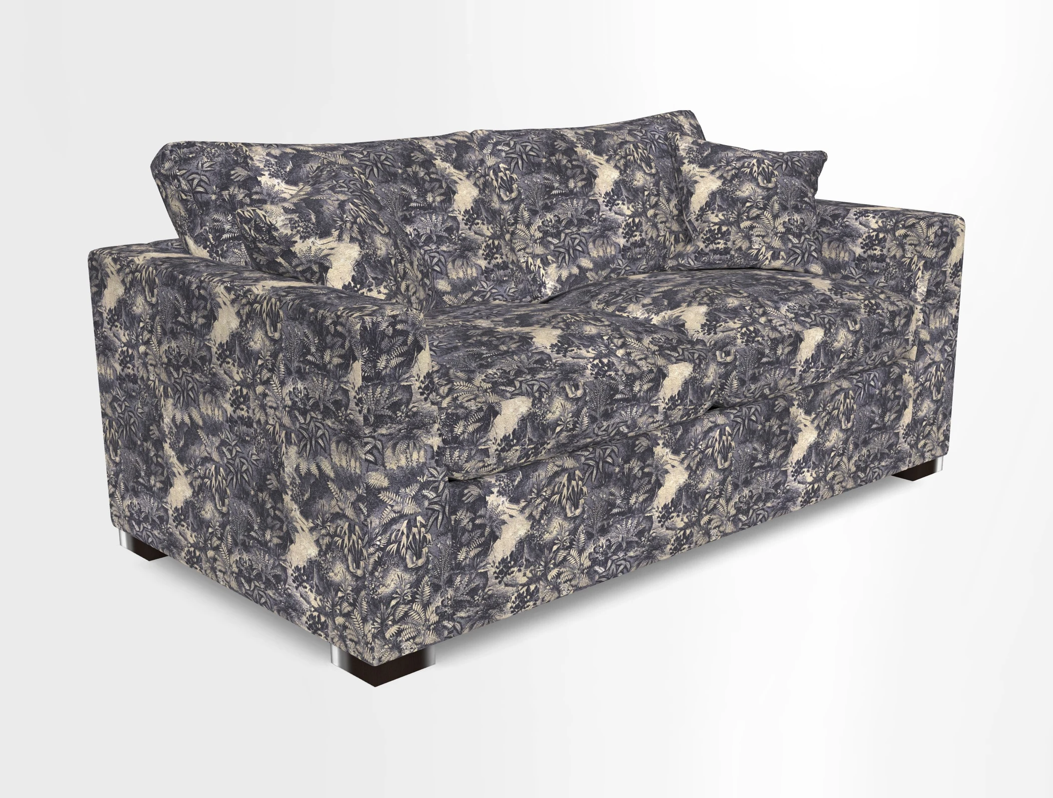 Wadenhoe 3 Seater Sofa Bed in Two Tone Plain Biscuit