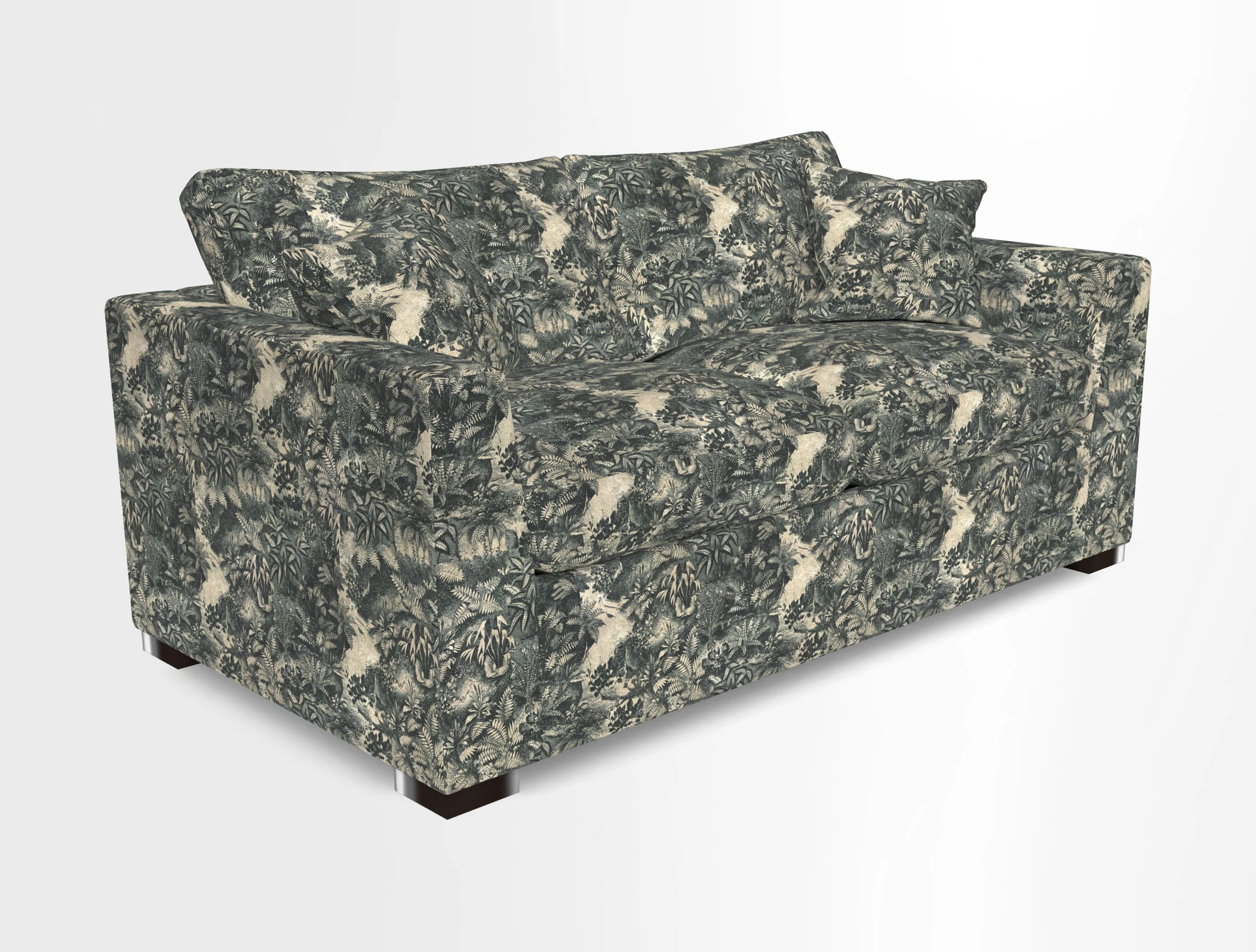 Wadenhoe 3 Seater Sofa Bed in Two Tone Plain Biscuit