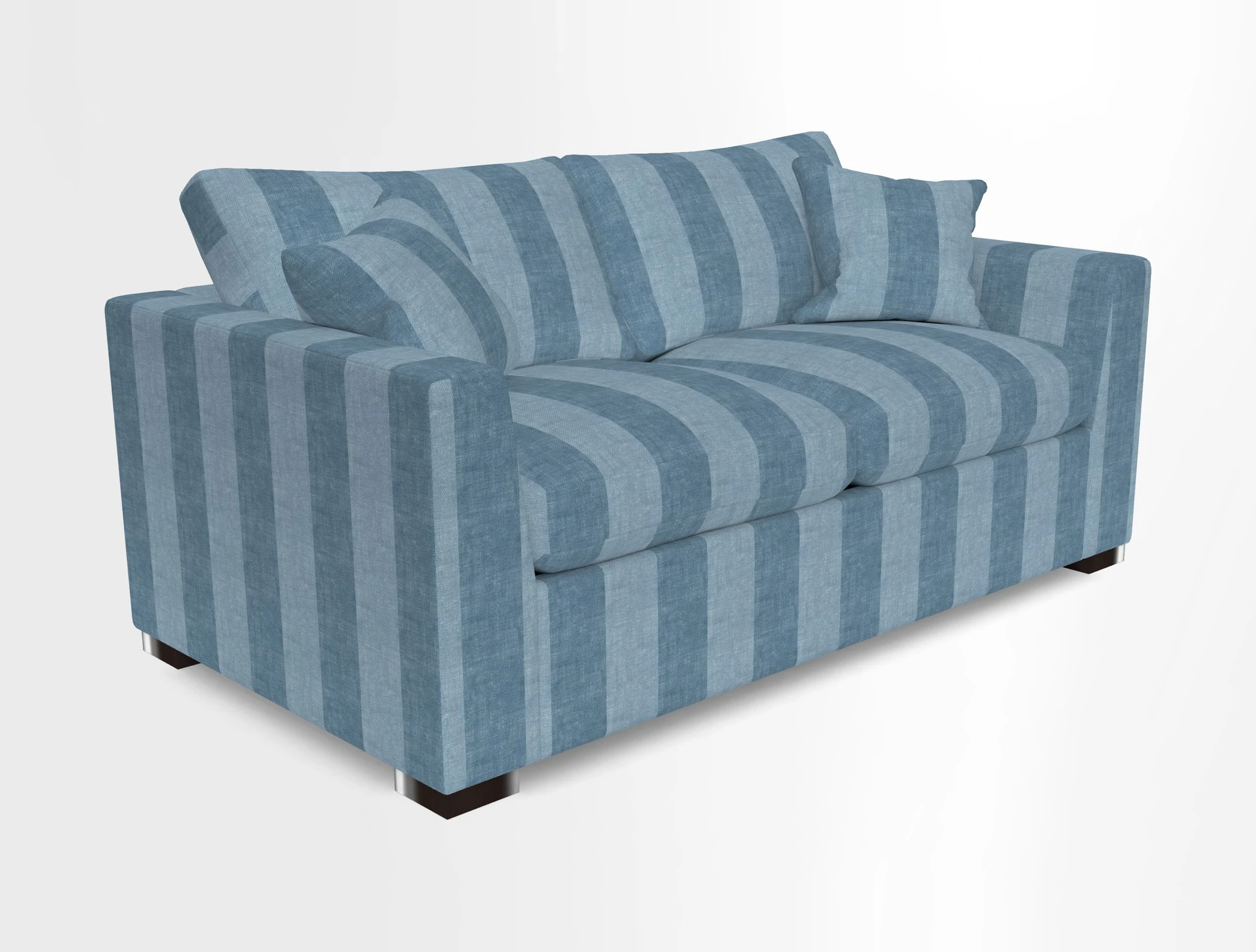 Wadenhoe 3 Seater Sofa Bed in Two Tone Plain Biscuit