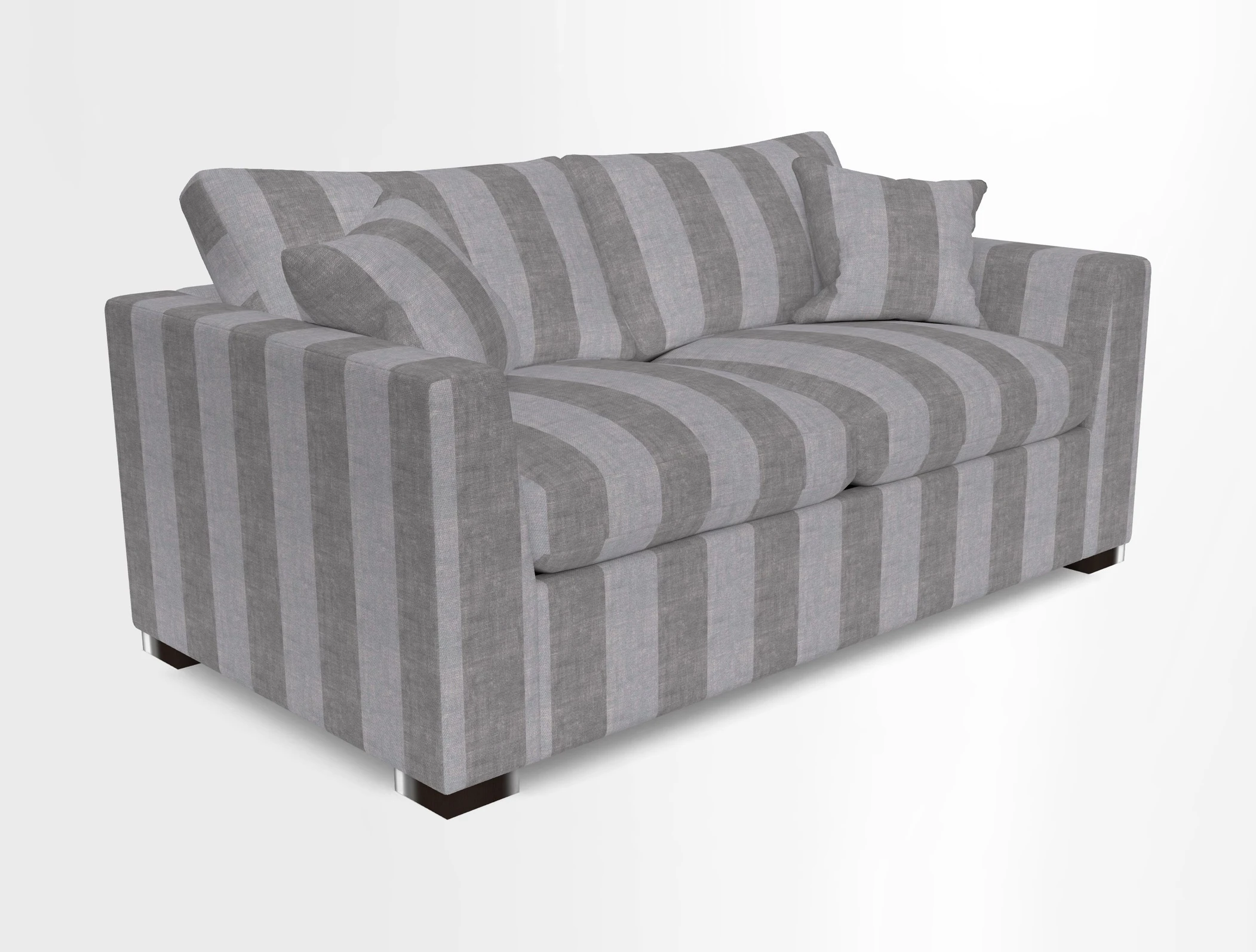 Wadenhoe 3 Seater Sofa Bed in Two Tone Plain Biscuit