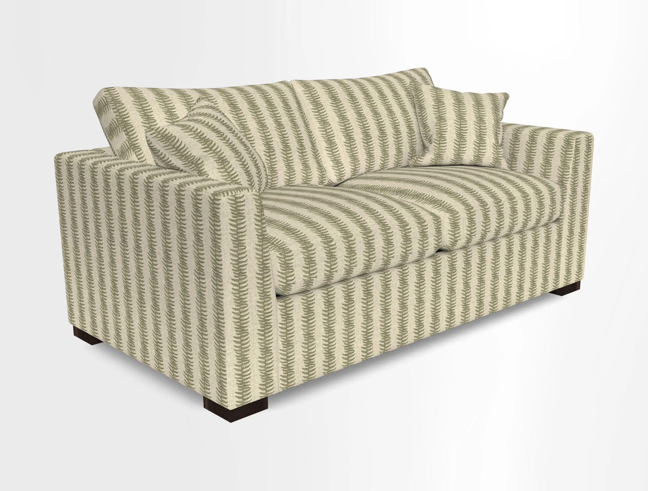 Wadenhoe 3 Seater Sofa Bed in Two Tone Plain Biscuit
