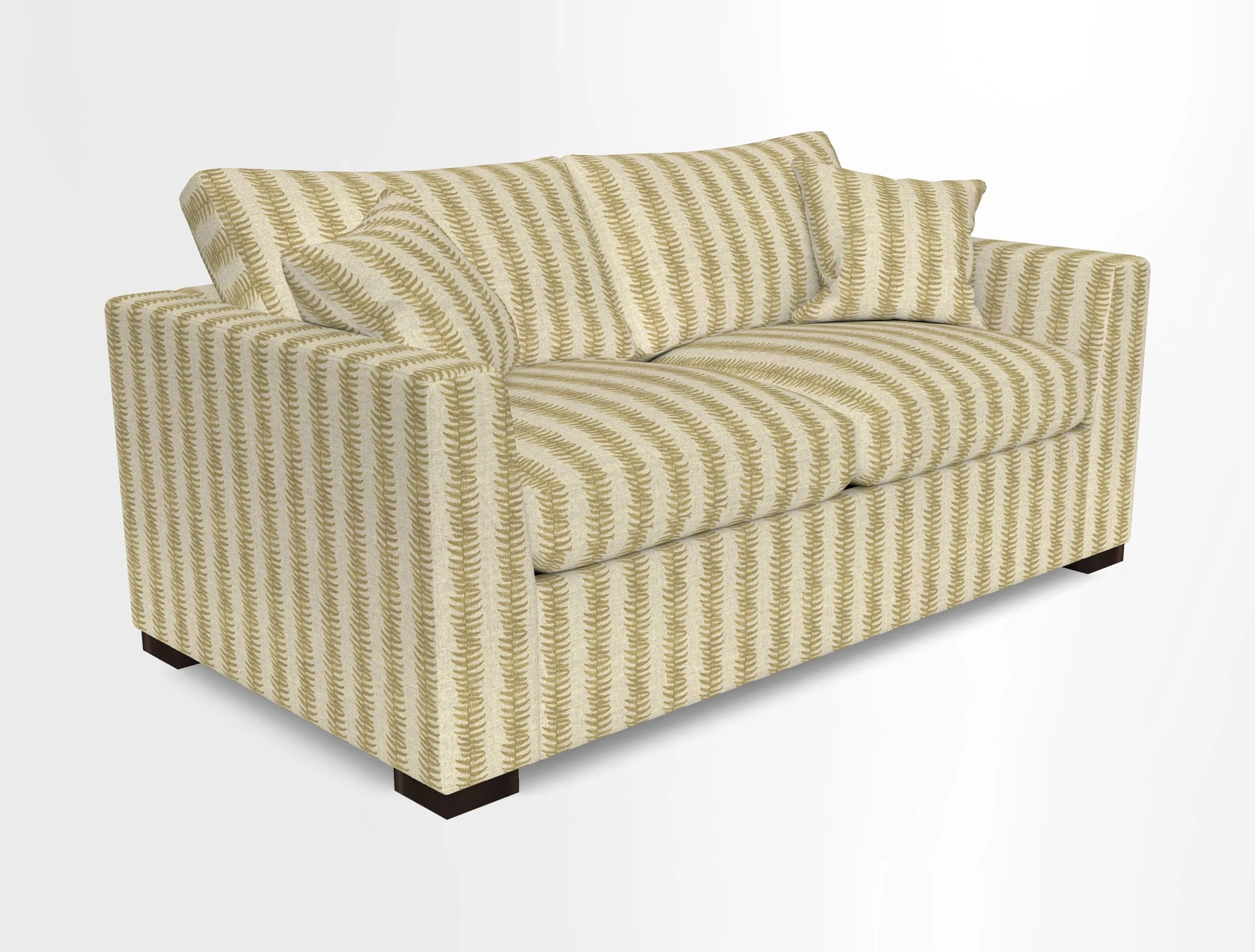 Wadenhoe 3 Seater Sofa Bed in Two Tone Plain Biscuit