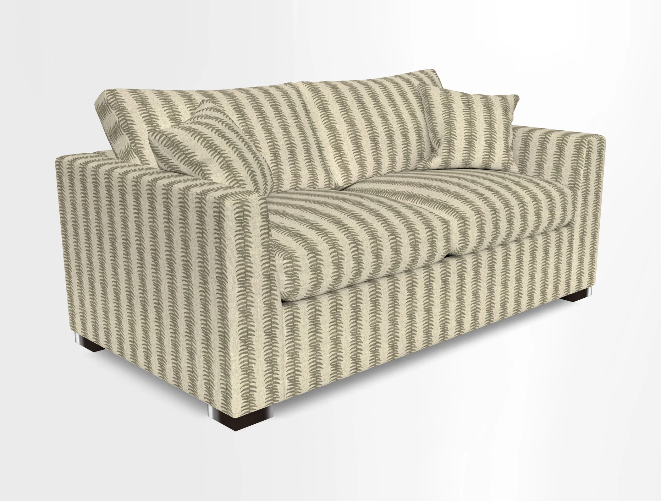 Wadenhoe 3 Seater Sofa Bed in Two Tone Plain Biscuit