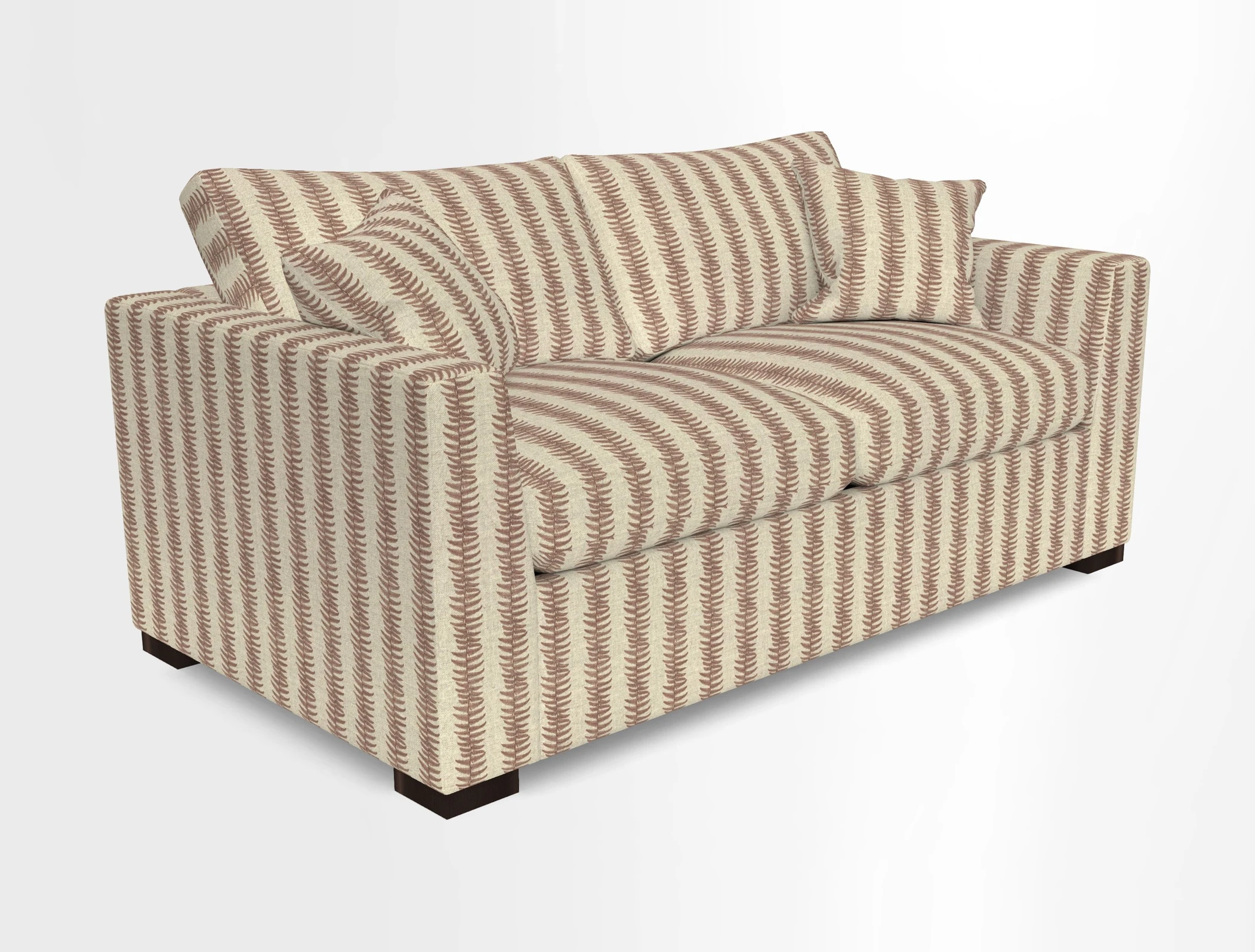 Wadenhoe 3 Seater Sofa Bed in Two Tone Plain Biscuit