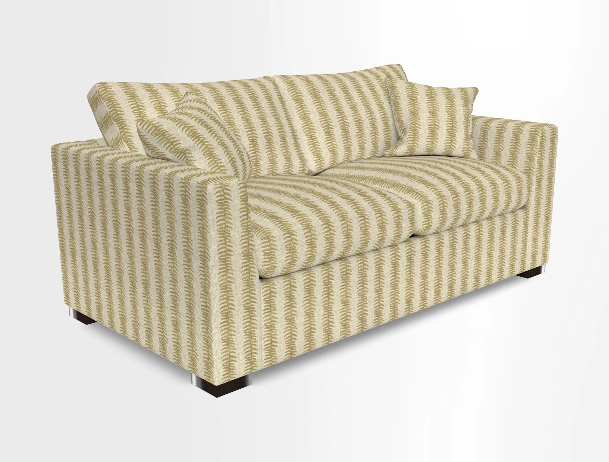 Wadenhoe 3 Seater Sofa Bed in Two Tone Plain Biscuit