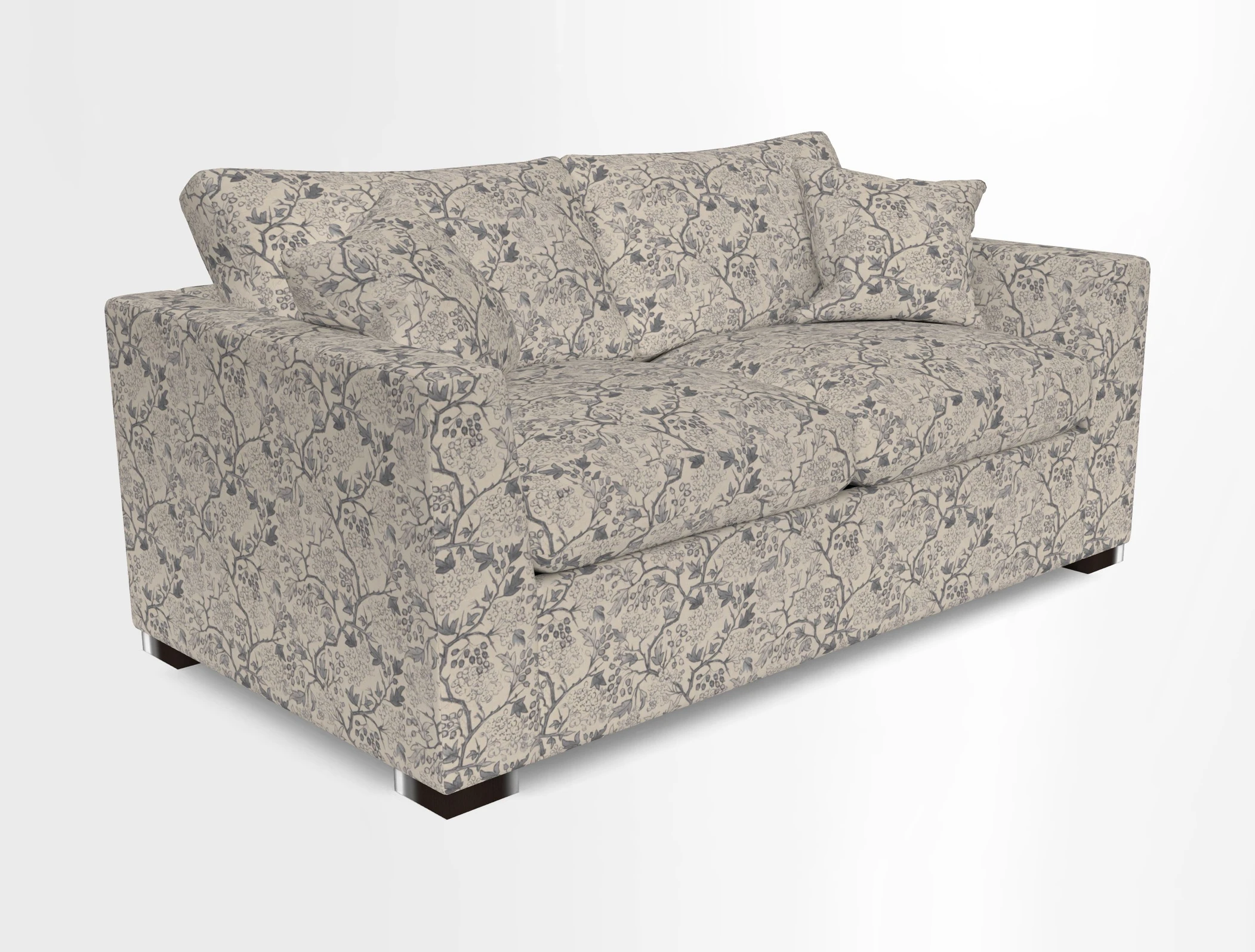 Wadenhoe 3 Seater Sofa Bed in Two Tone Plain Biscuit