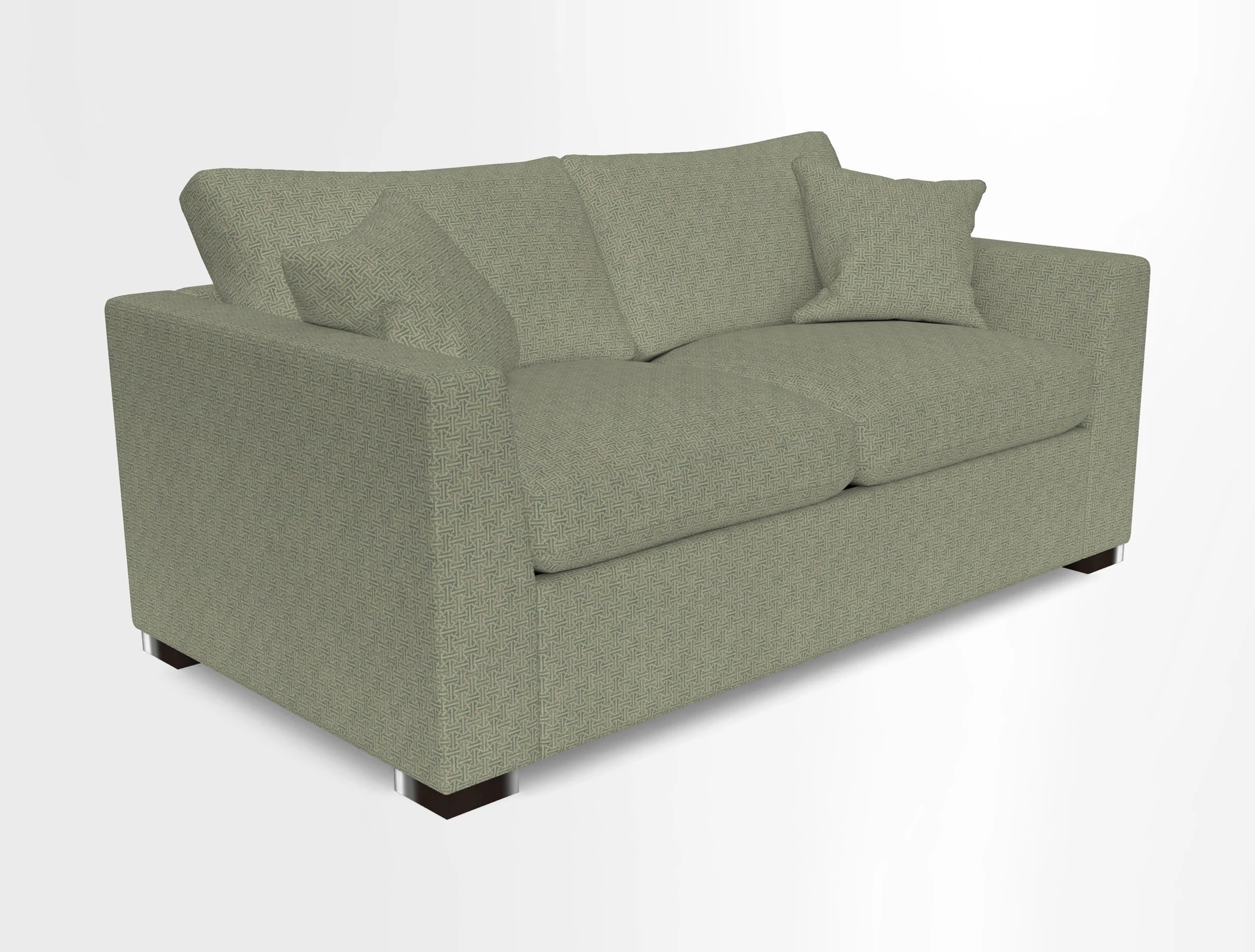 Wadenhoe 3 Seater Sofa Bed in Two Tone Plain Biscuit