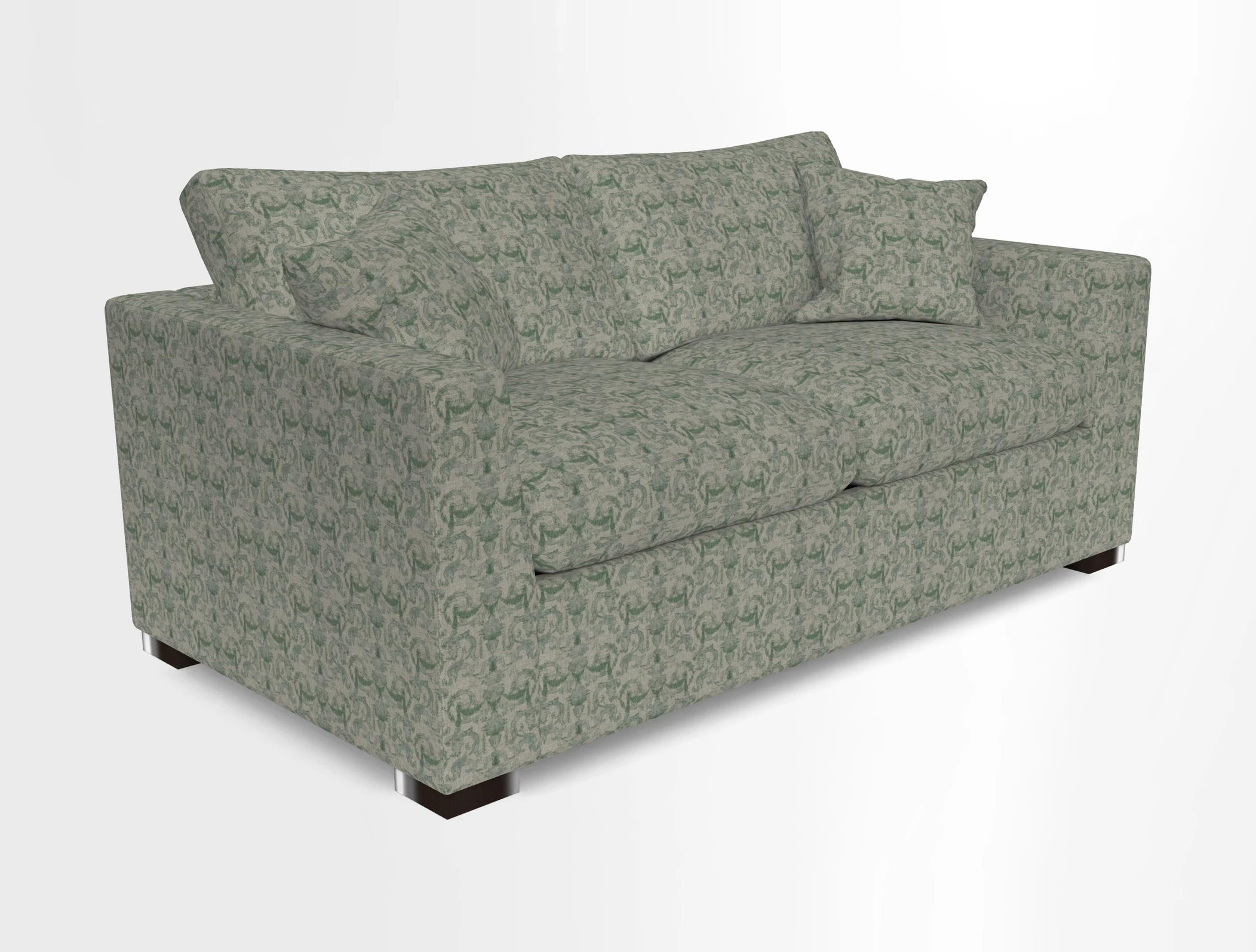 Wadenhoe 3 Seater Sofa Bed in Two Tone Plain Biscuit