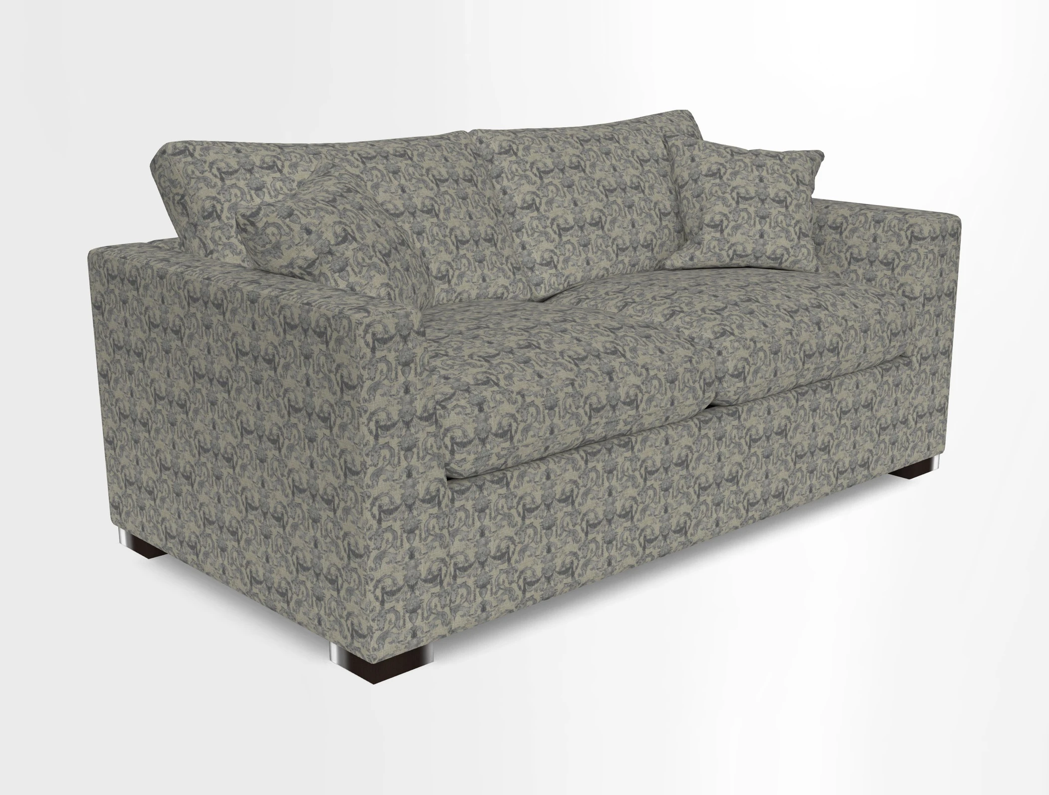 Wadenhoe 3 Seater Sofa Bed in Two Tone Plain Biscuit