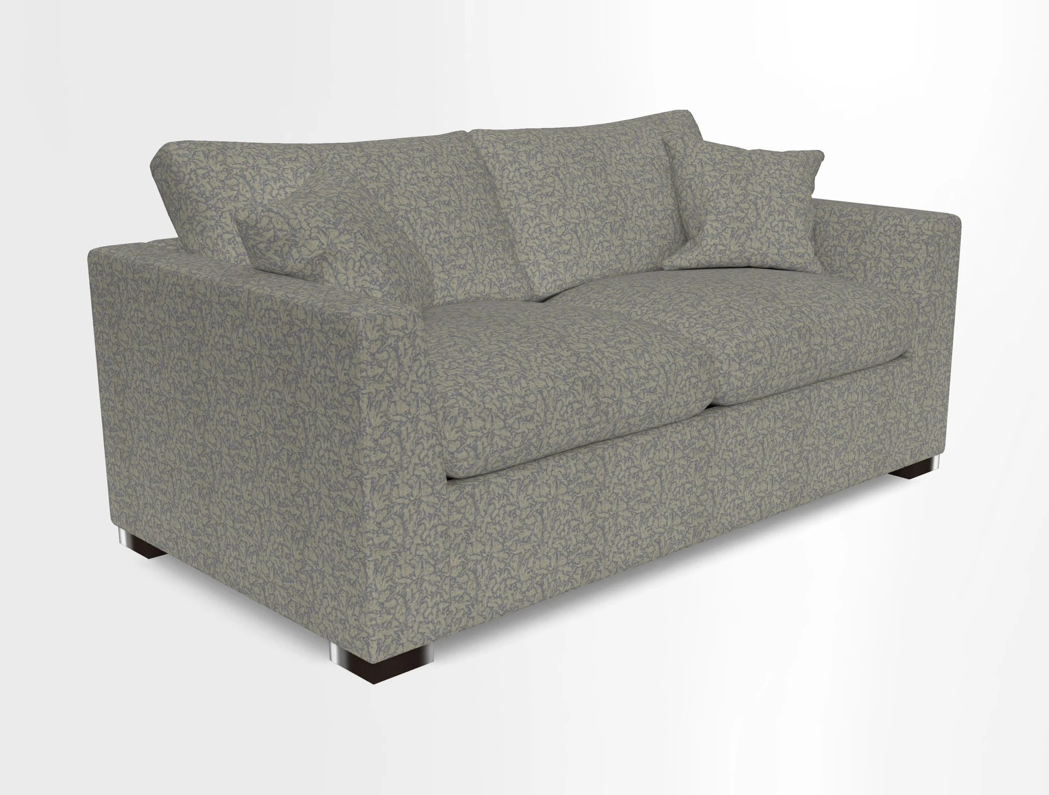 Wadenhoe 3 Seater Sofa Bed in Two Tone Plain Biscuit