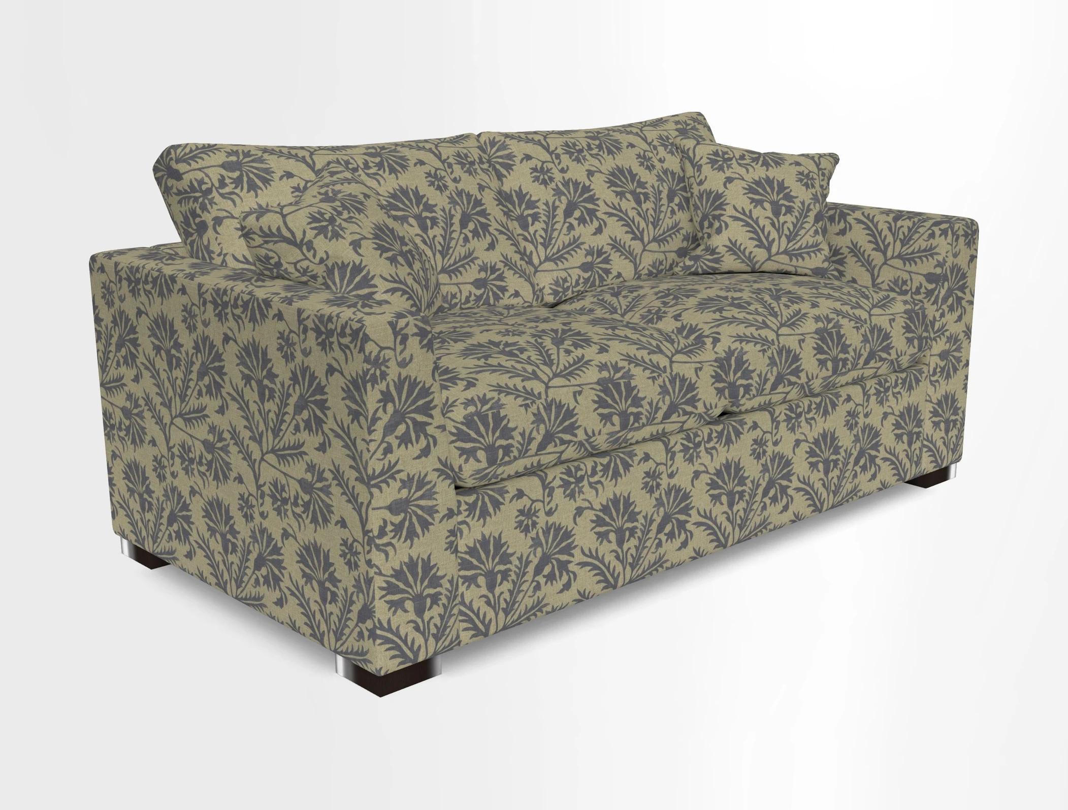 Wadenhoe 3 Seater Sofa Bed in Two Tone Plain Biscuit