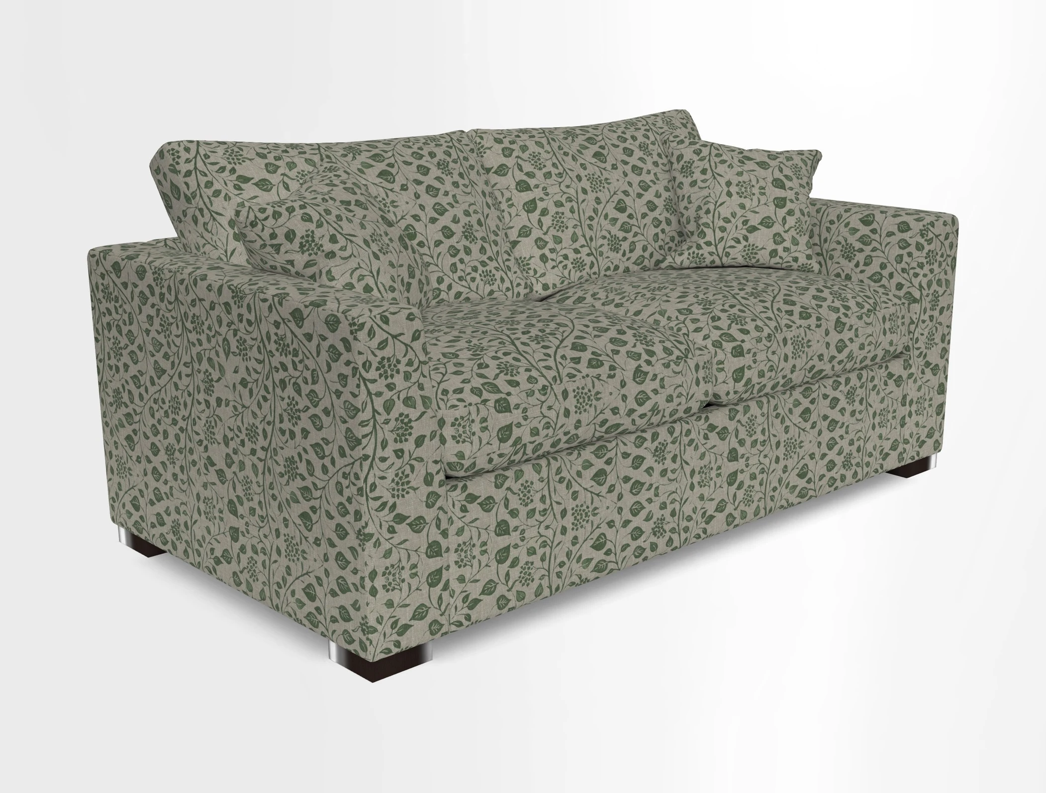 Wadenhoe 3 Seater Sofa Bed in Two Tone Plain Biscuit