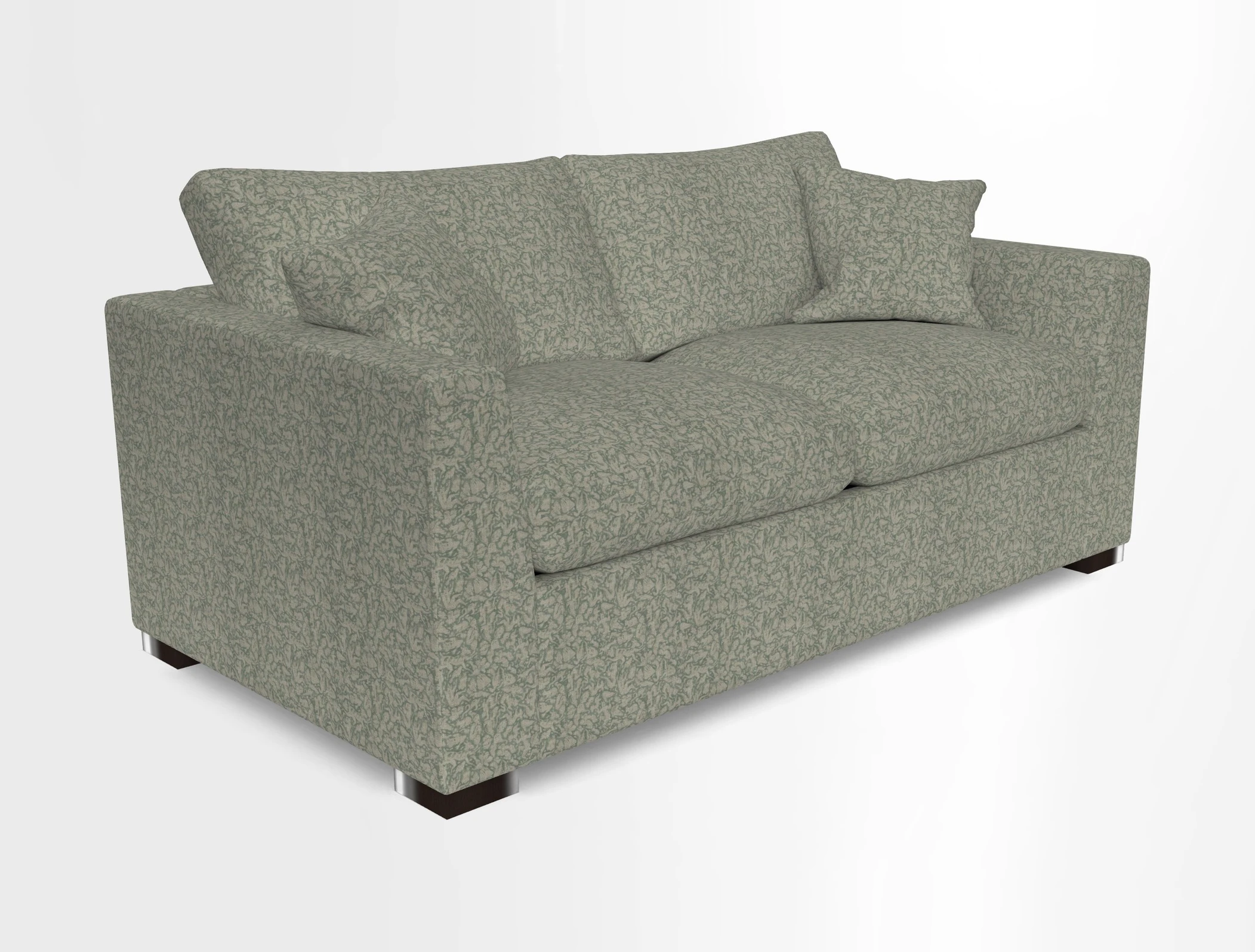 Wadenhoe 3 Seater Sofa Bed in Two Tone Plain Biscuit