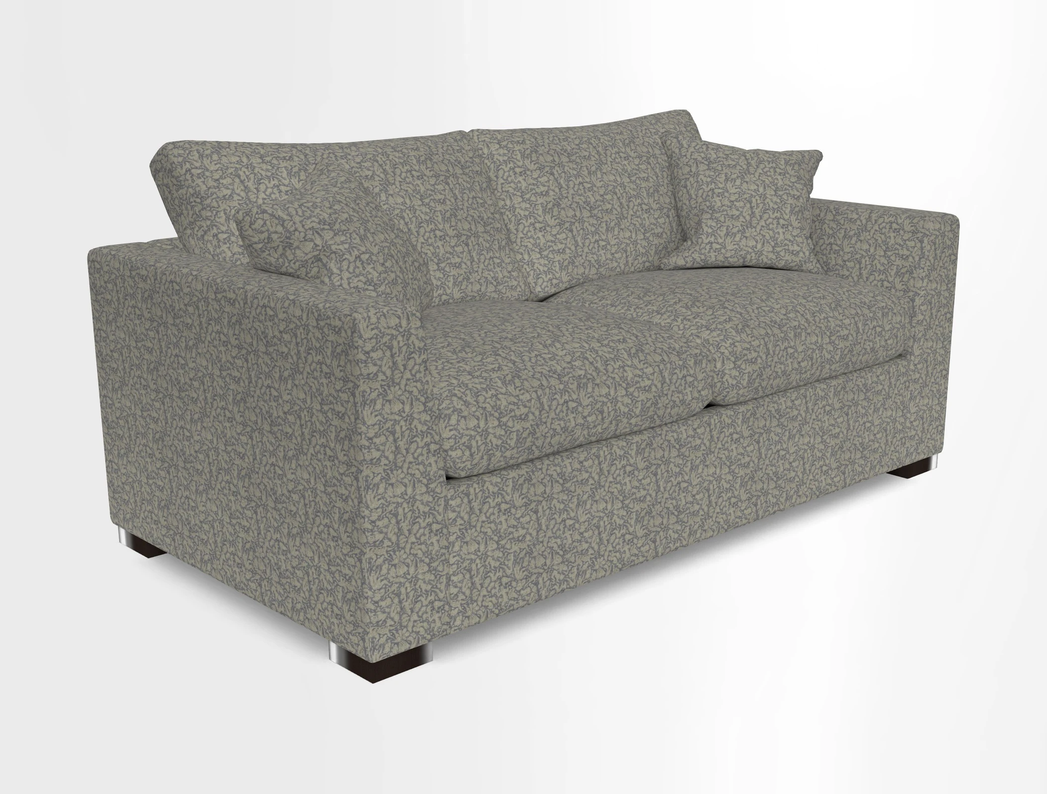 Wadenhoe 3 Seater Sofa Bed in Two Tone Plain Biscuit