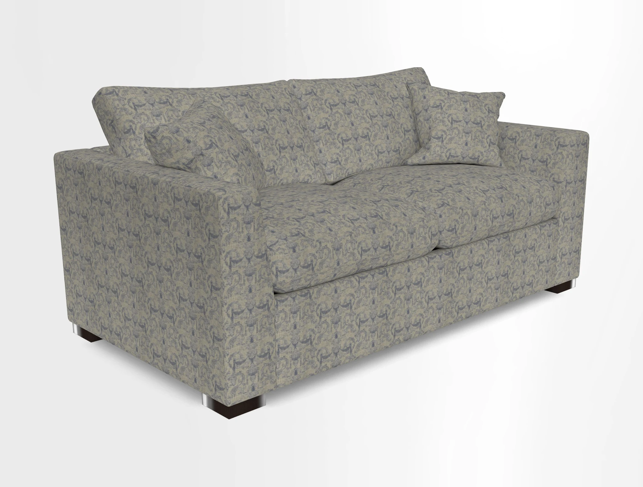 Wadenhoe 3 Seater Sofa Bed in Two Tone Plain Biscuit