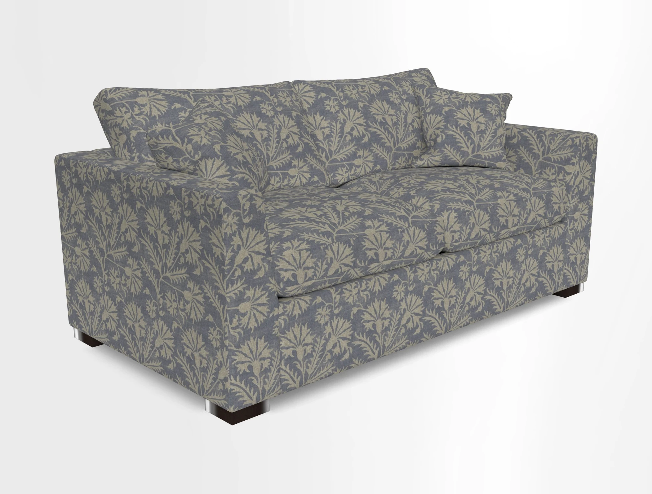 Wadenhoe 3 Seater Sofa Bed in Two Tone Plain Biscuit