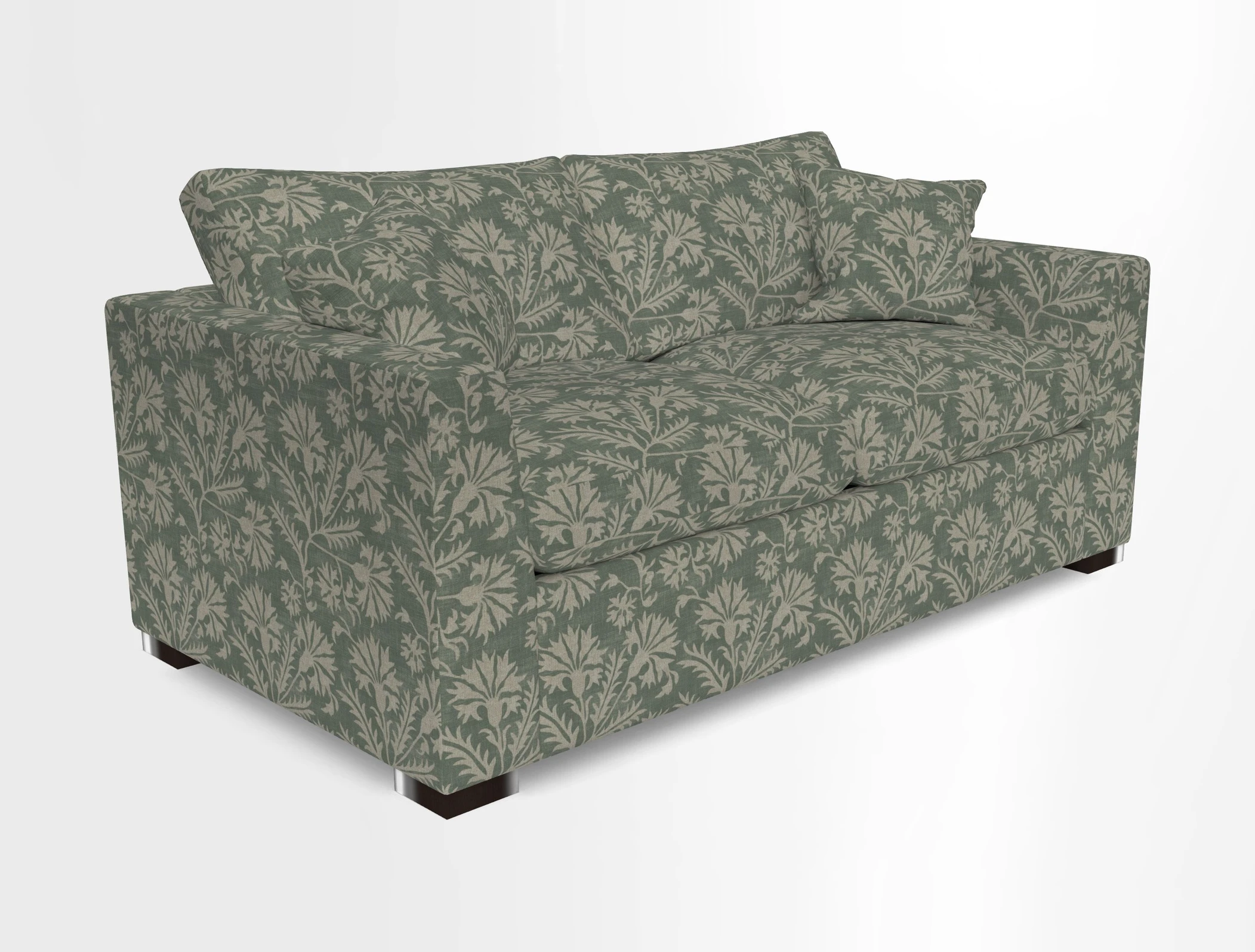Wadenhoe 3 Seater Sofa Bed in Two Tone Plain Biscuit