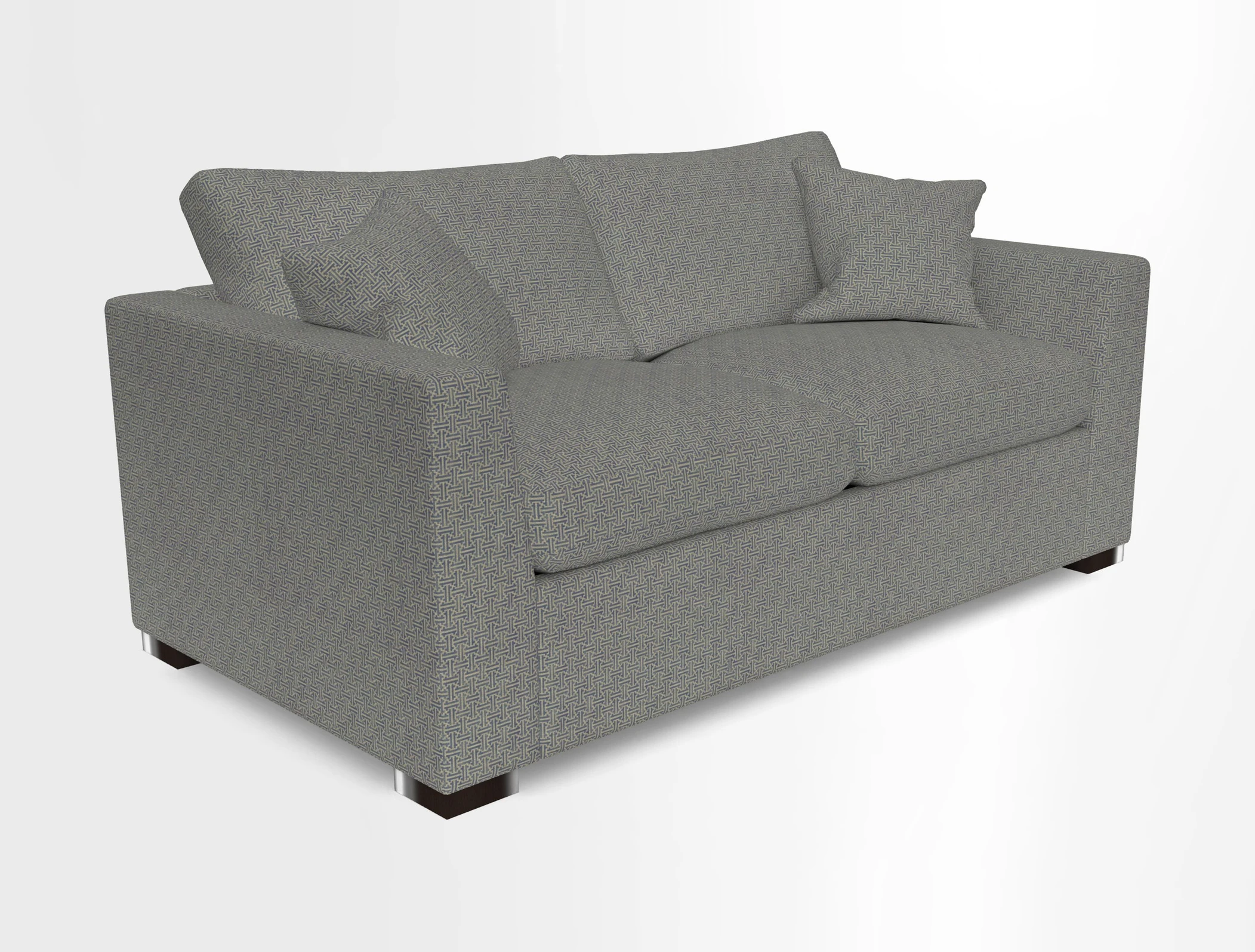 Wadenhoe 3 Seater Sofa Bed in Two Tone Plain Biscuit