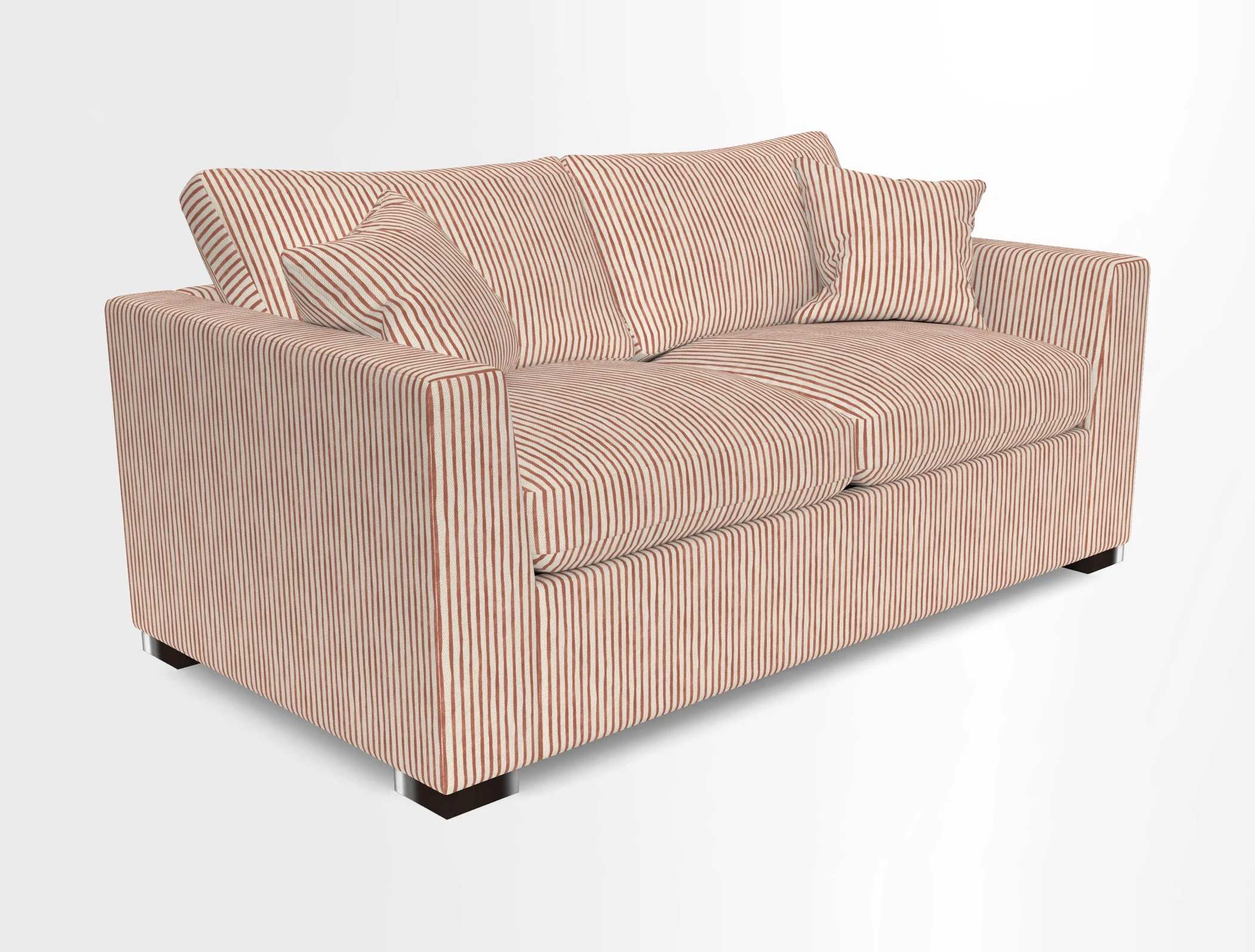 Wadenhoe 3 Seater Sofa Bed in Two Tone Plain Biscuit