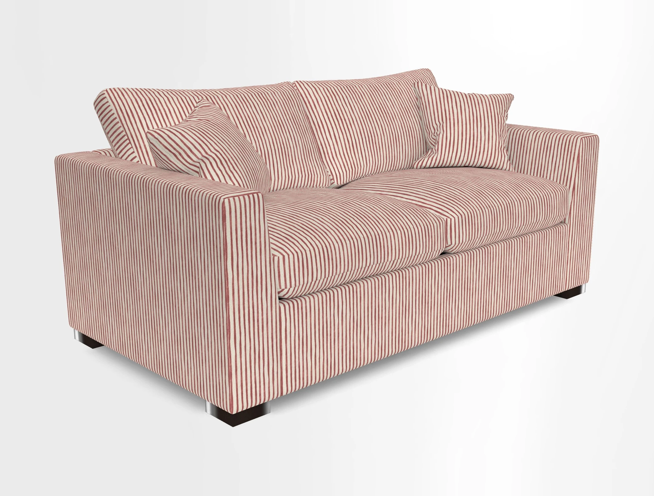 Wadenhoe 3 Seater Sofa Bed in Two Tone Plain Biscuit